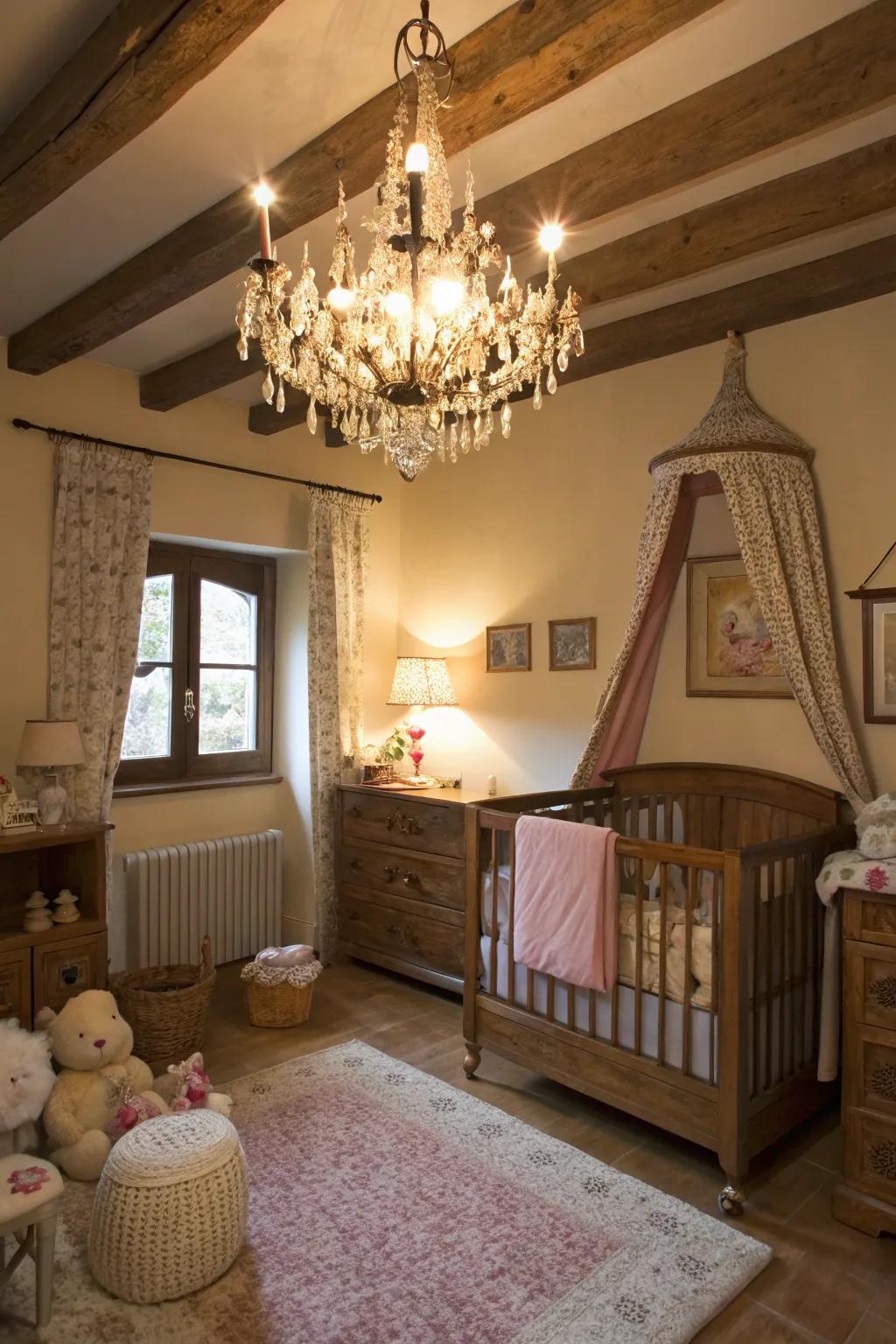 Subtle lighting evokes a warm and welcoming space.