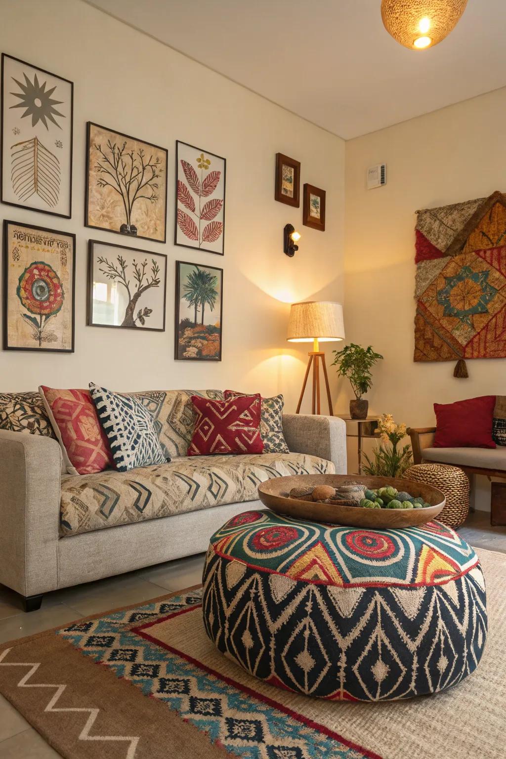 Varied accessories contribute character and represent personal style.