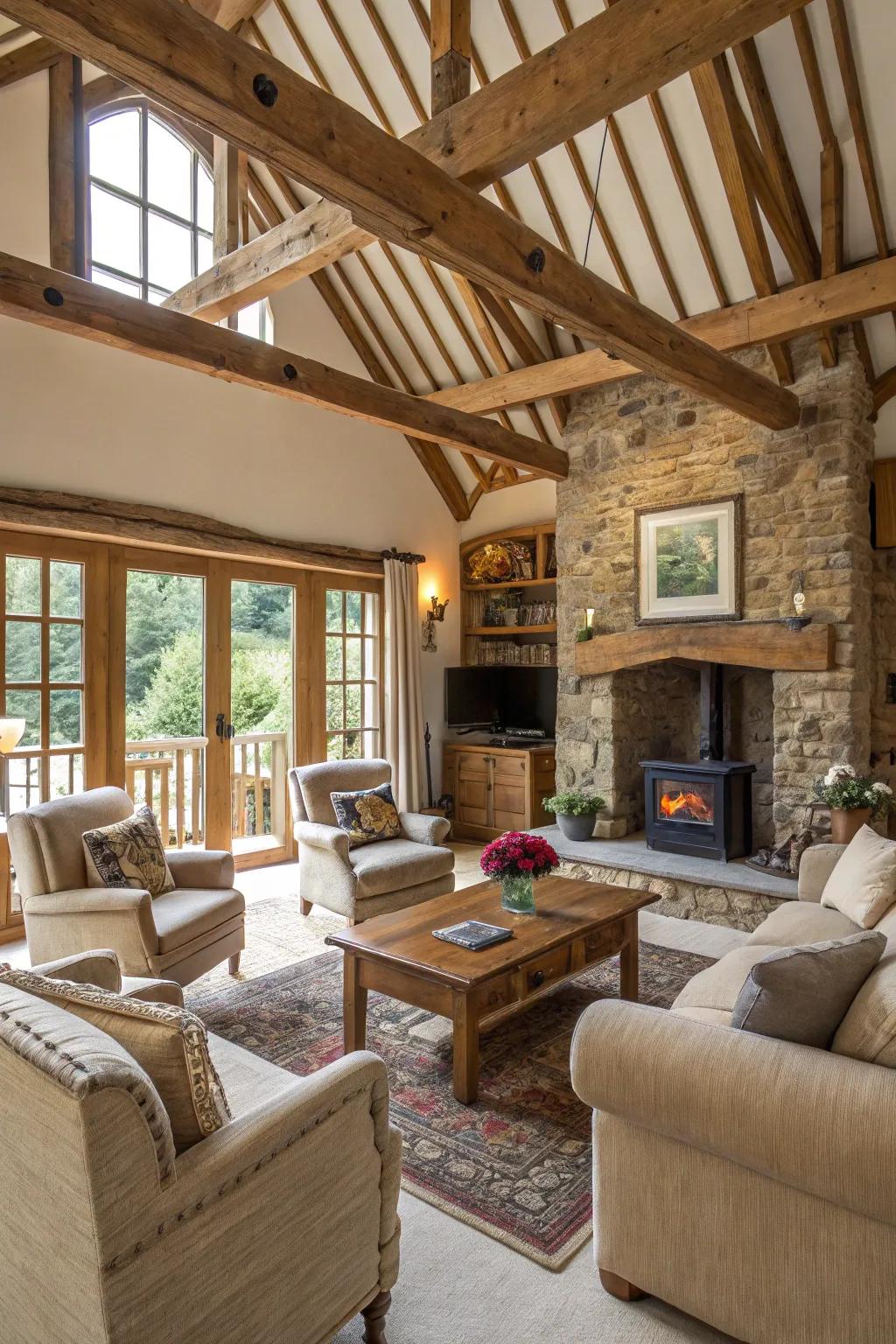 Open layouts make family rooms more inviting and interactive.