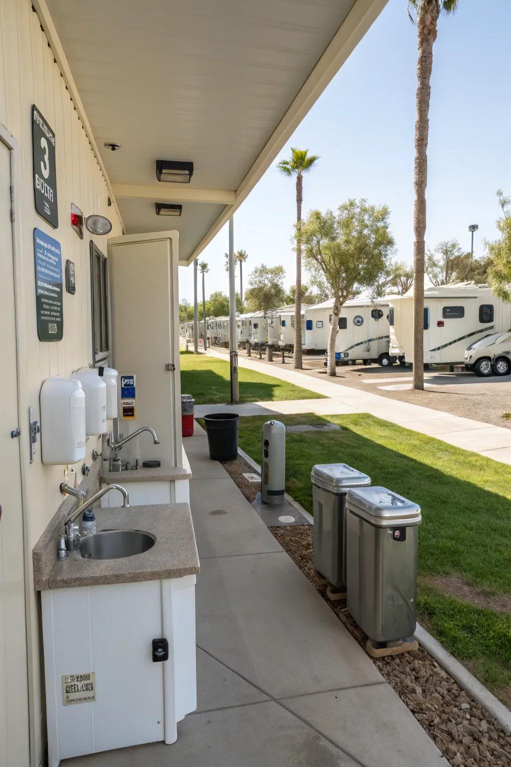 Efficient utility spaces that boost guest convenience.