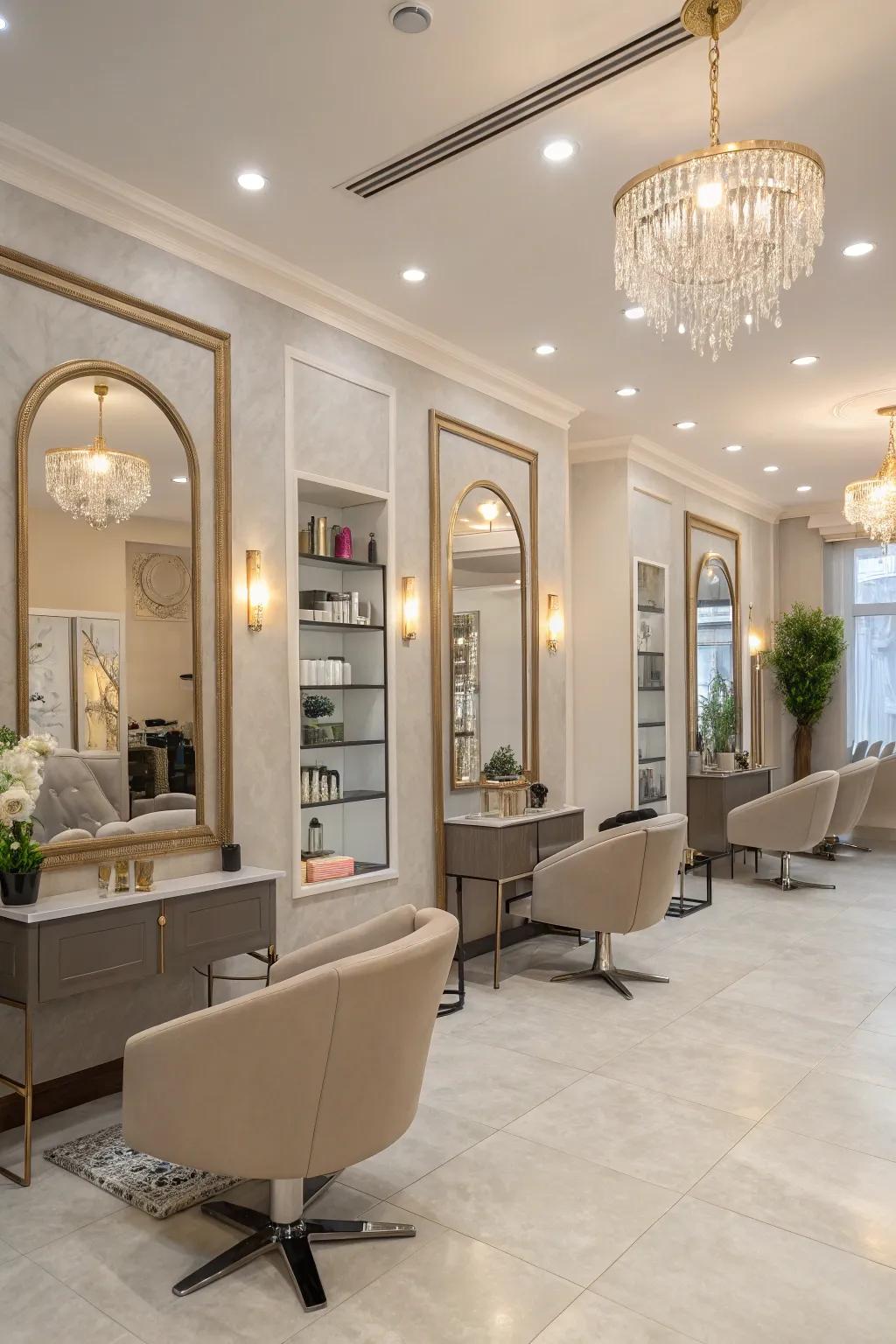 Harmonious hues engender a contemporary and immaculate impression.