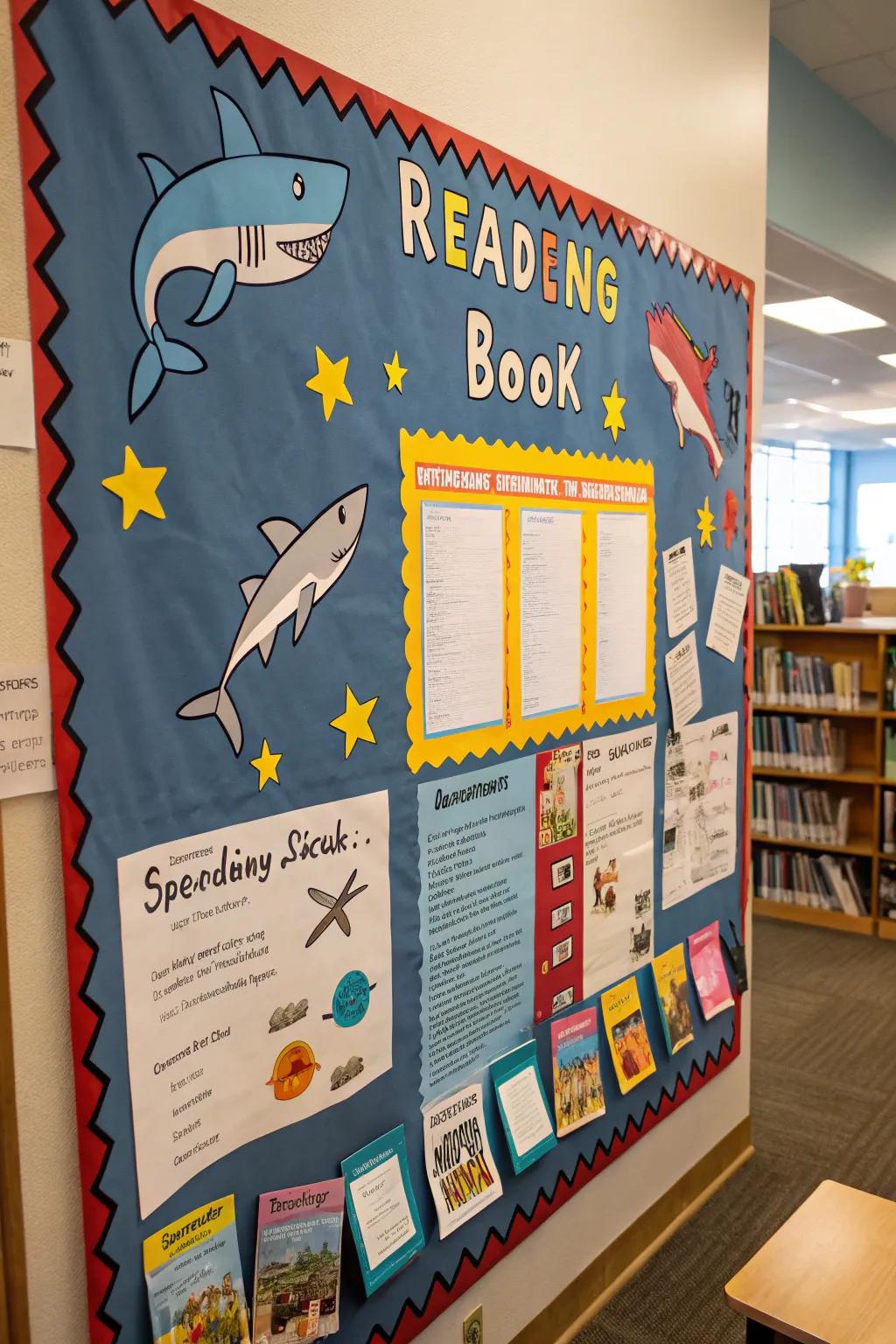 Encourage young readers to plunge into their next favorite book.