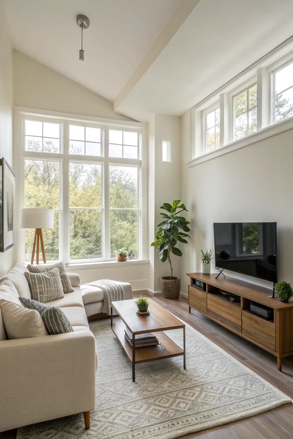 A simple layout maximizes your space.