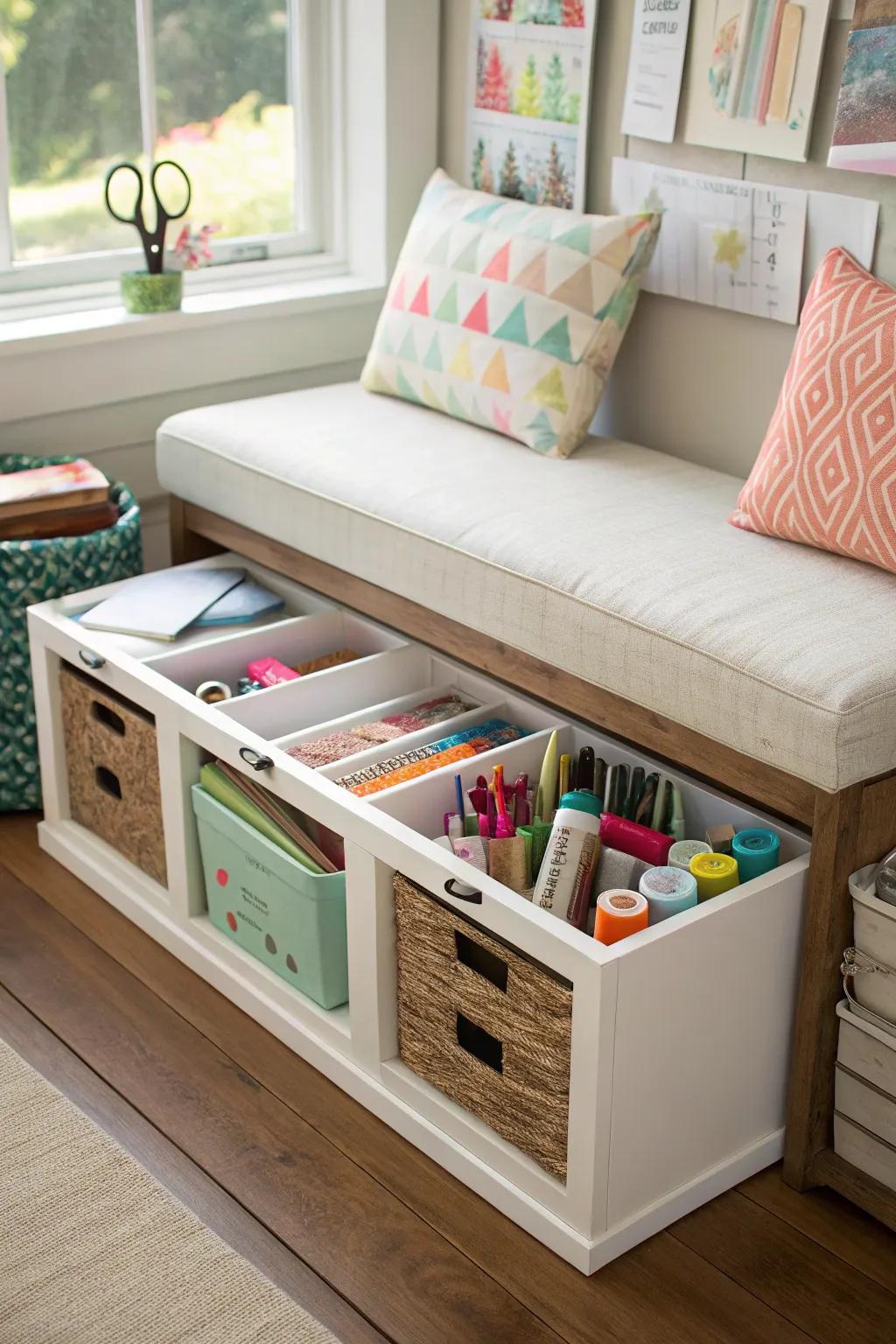 Multipurpose furniture enhances functionality in limited spaces.