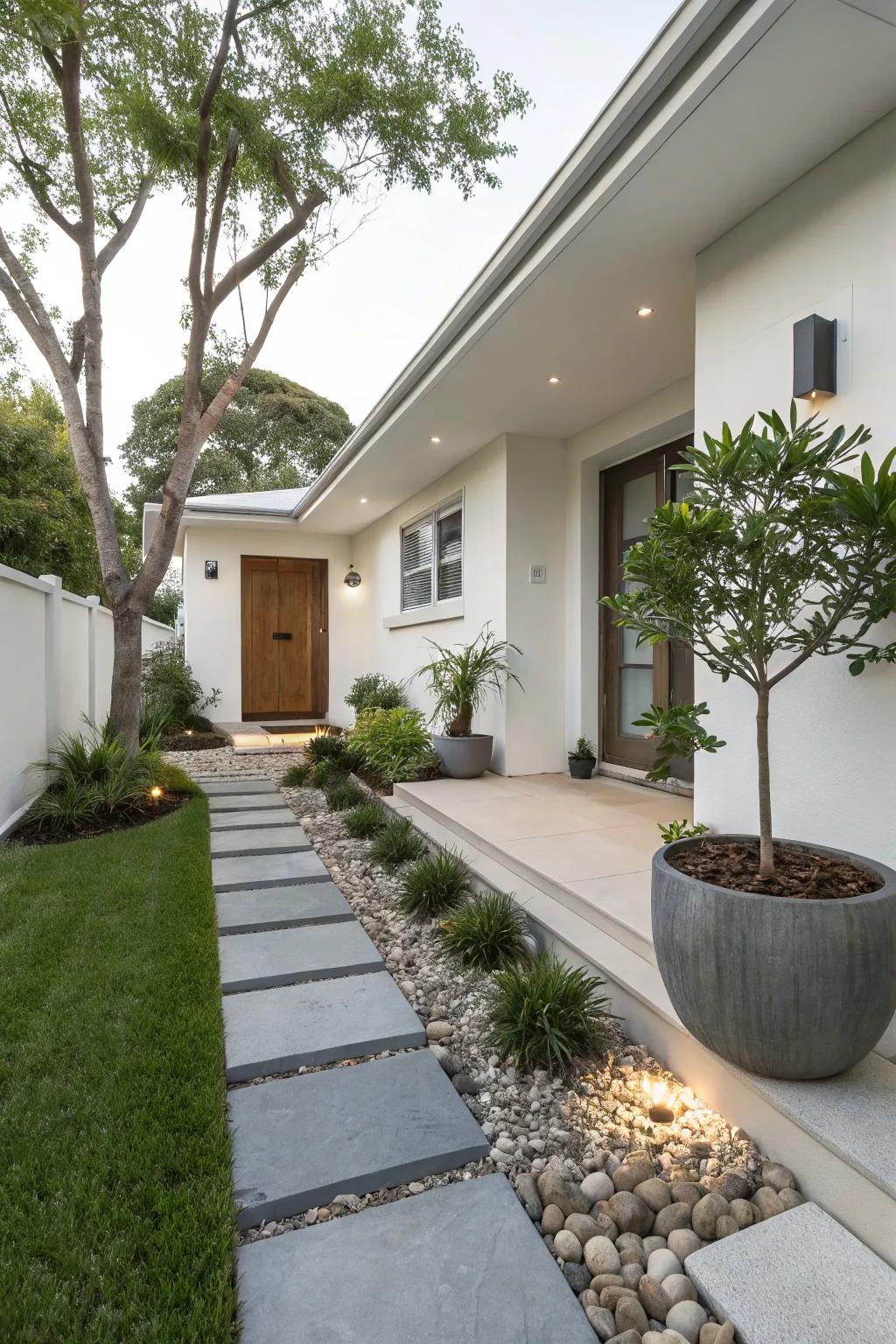 A simple design keeps your parking space elegant and functional.