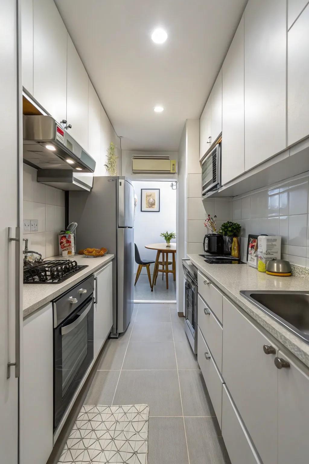 Small appliances offer efficiency without losing space.