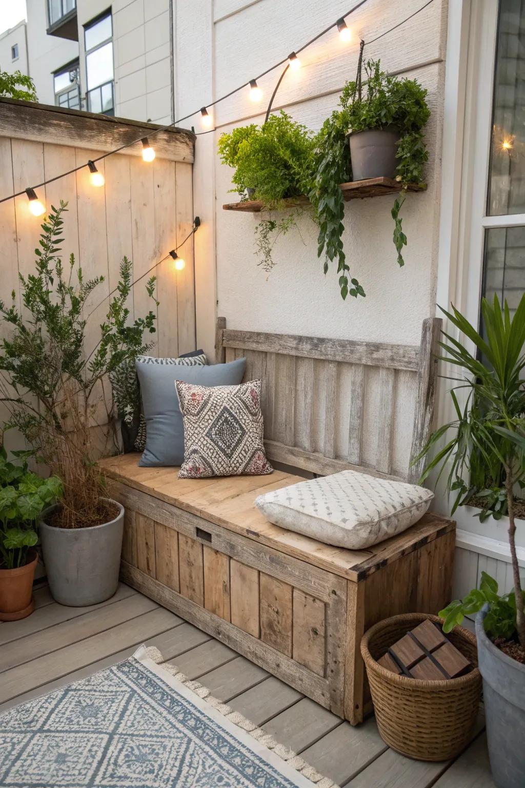 Multi-purpose furniture optimizes space and practicality.