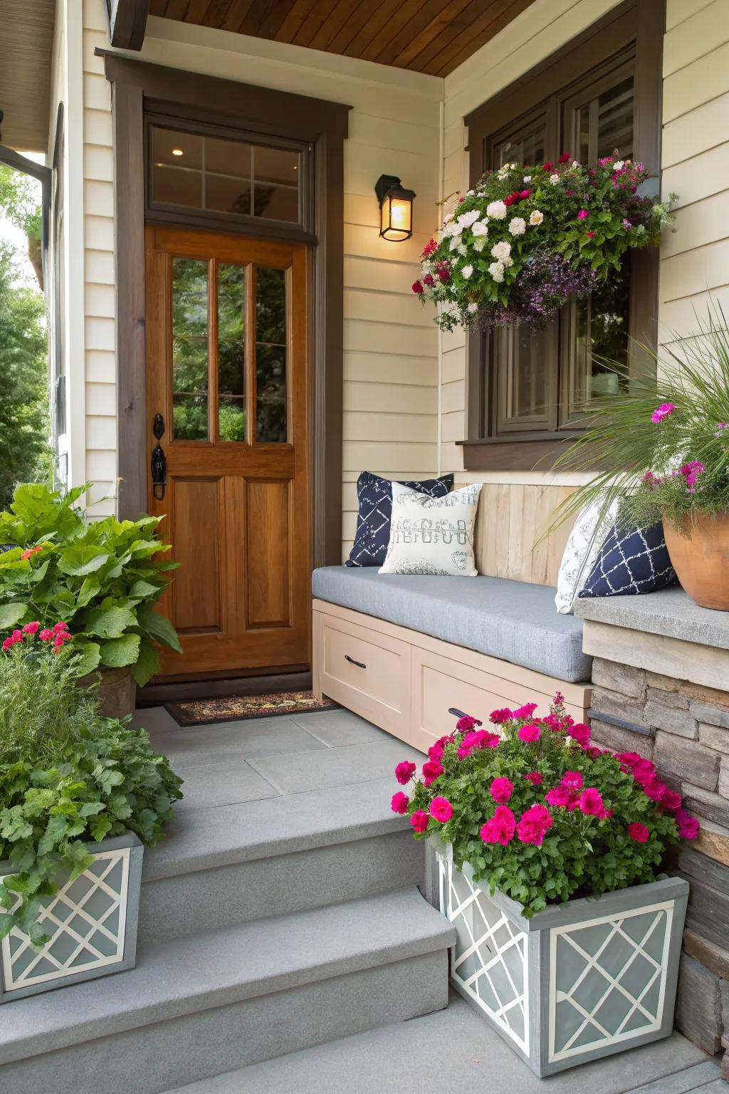 Multi-functional furniture enhances space and utility.