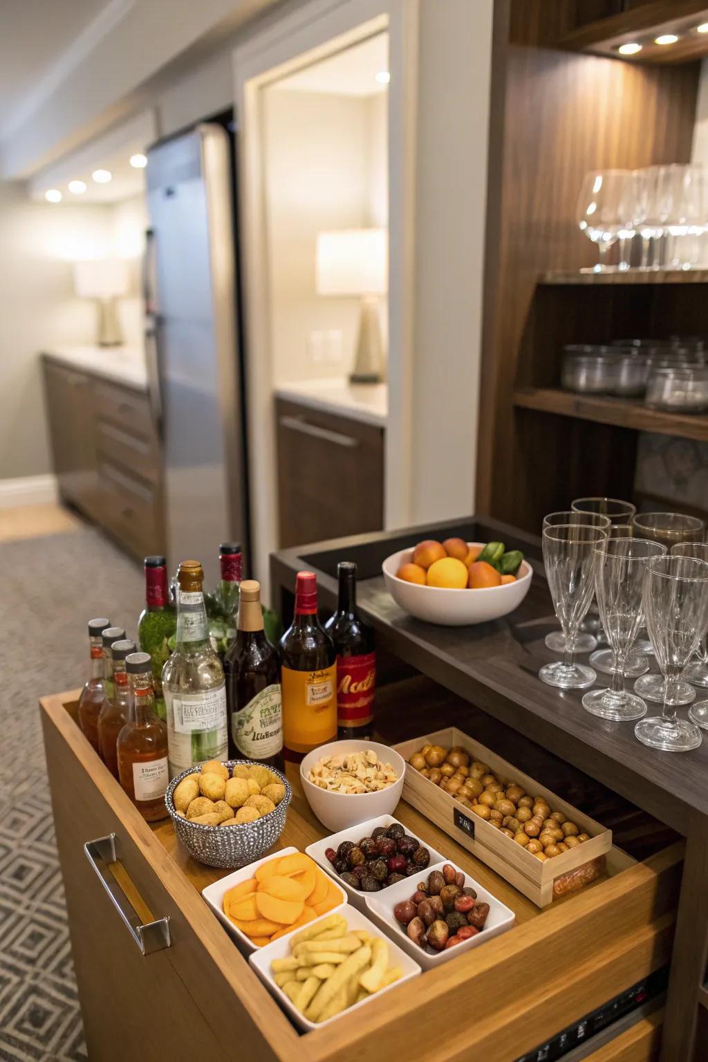 Creating zones helps to streamline the flow and purpose of your party setup.