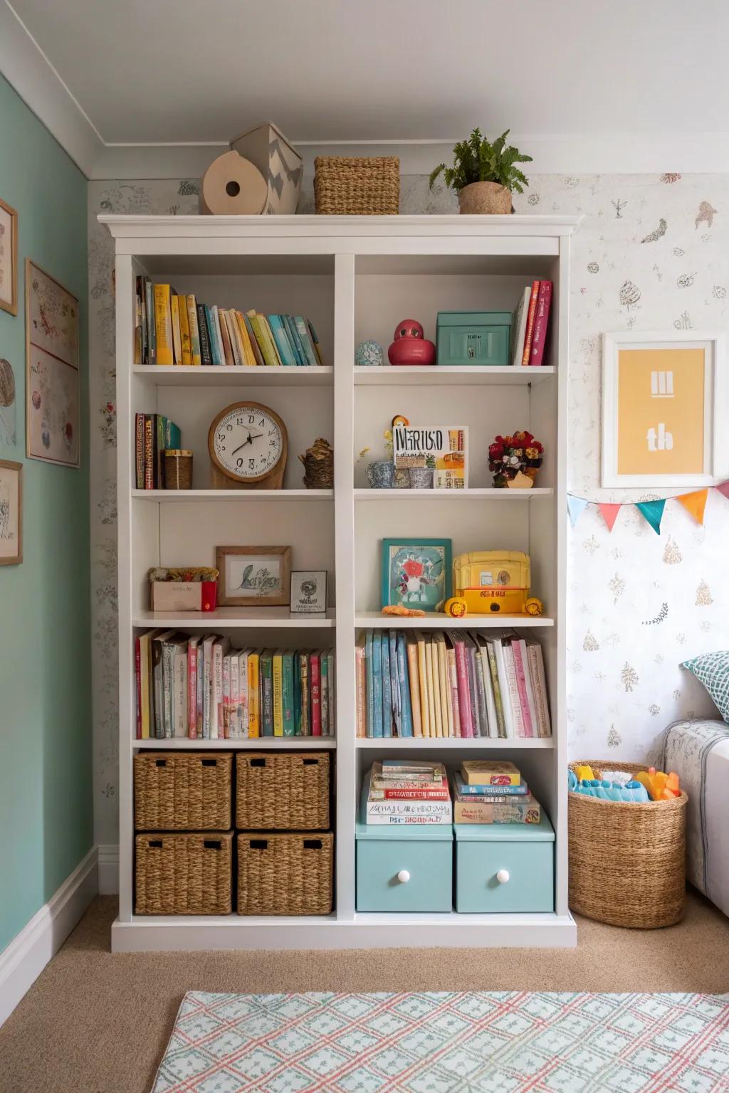 Shared storage promotes unity in shared spaces.