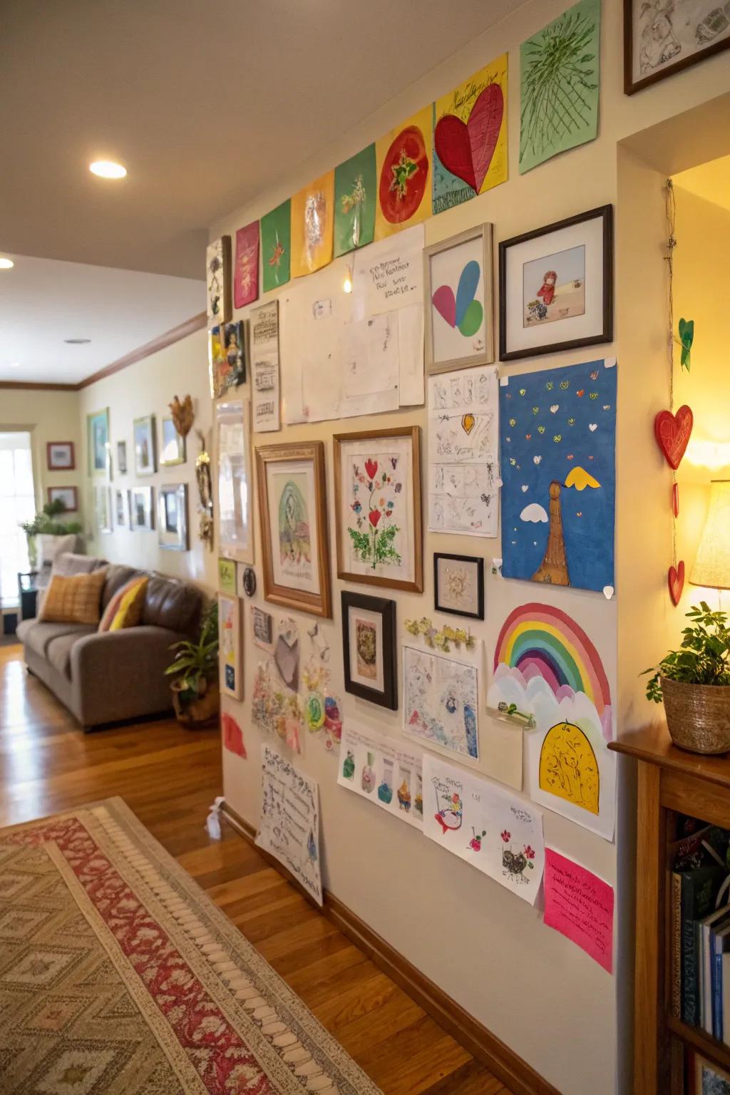 Transform your home into an exciting display of your children's masterpieces.
