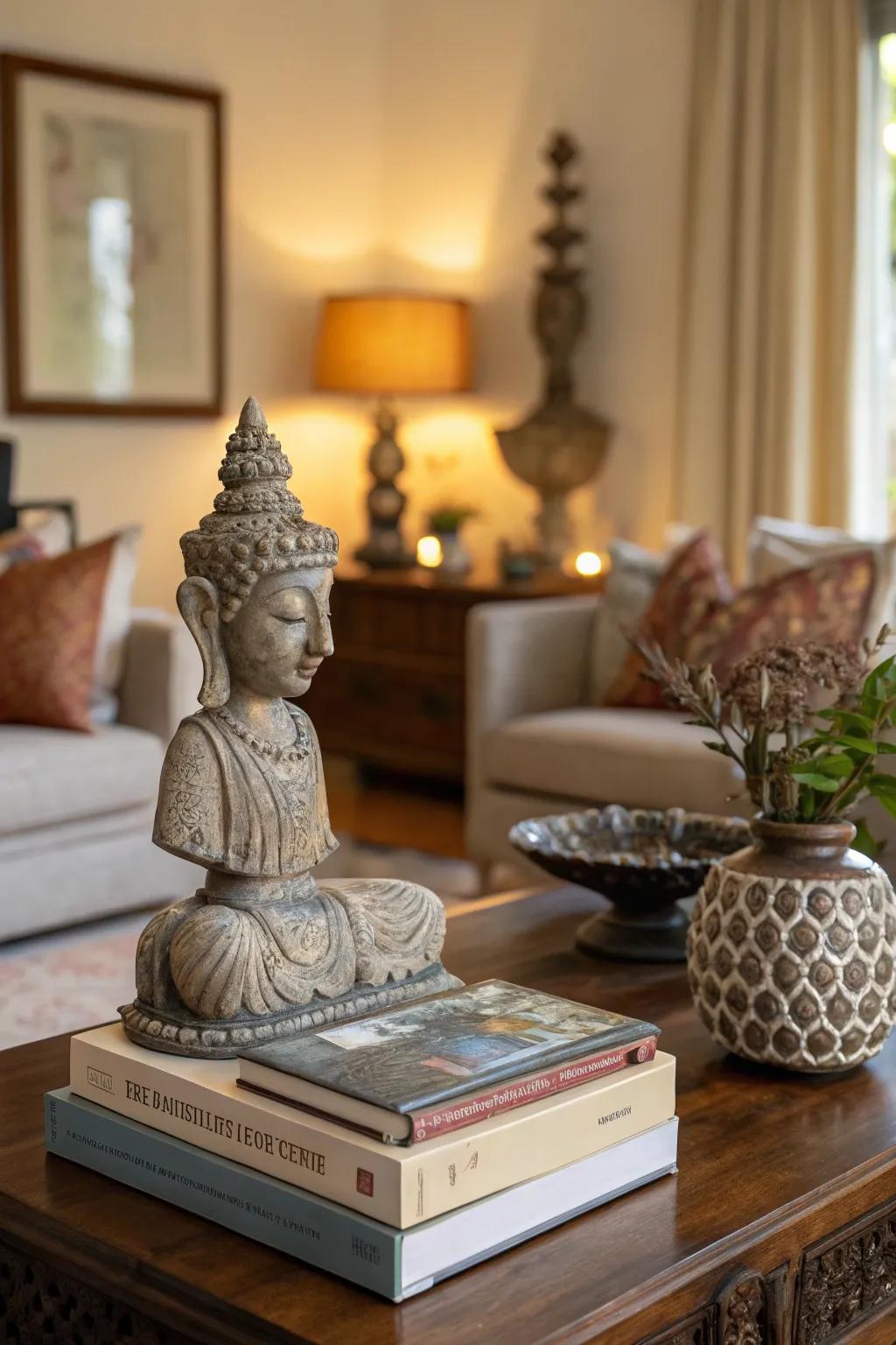 Art pieces add a personal and artistic touch to your space.