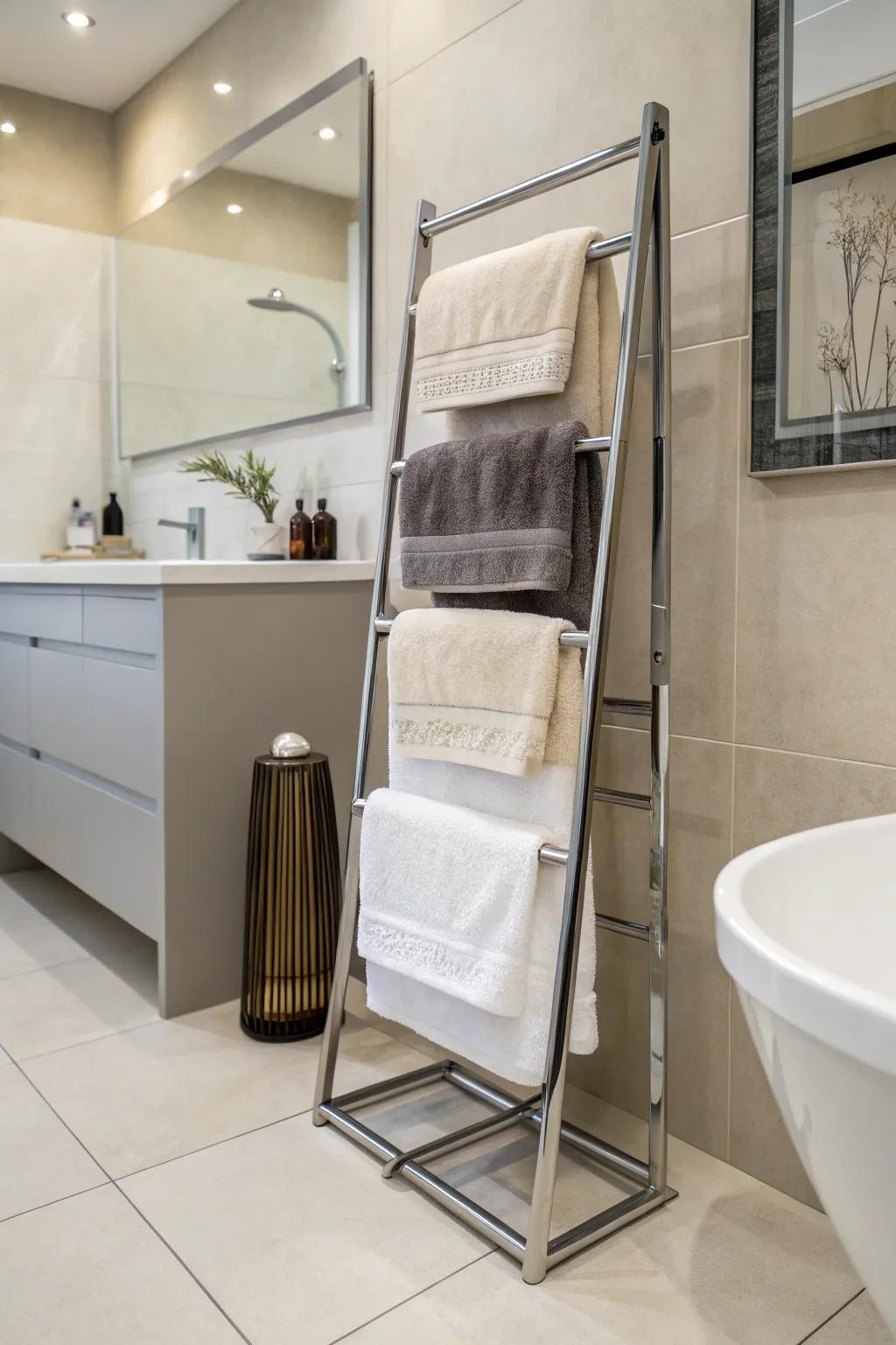 Detached stands introduce adaptability and elegance.