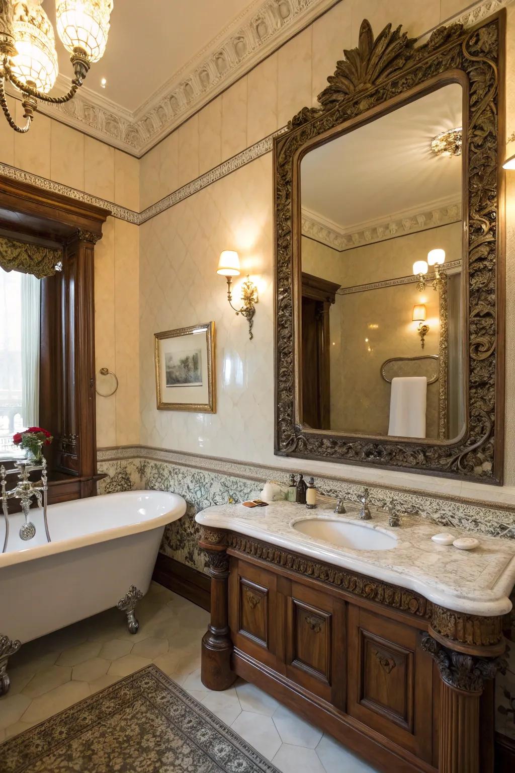 Fancy reflectors add a hint of grandeur and elegance.