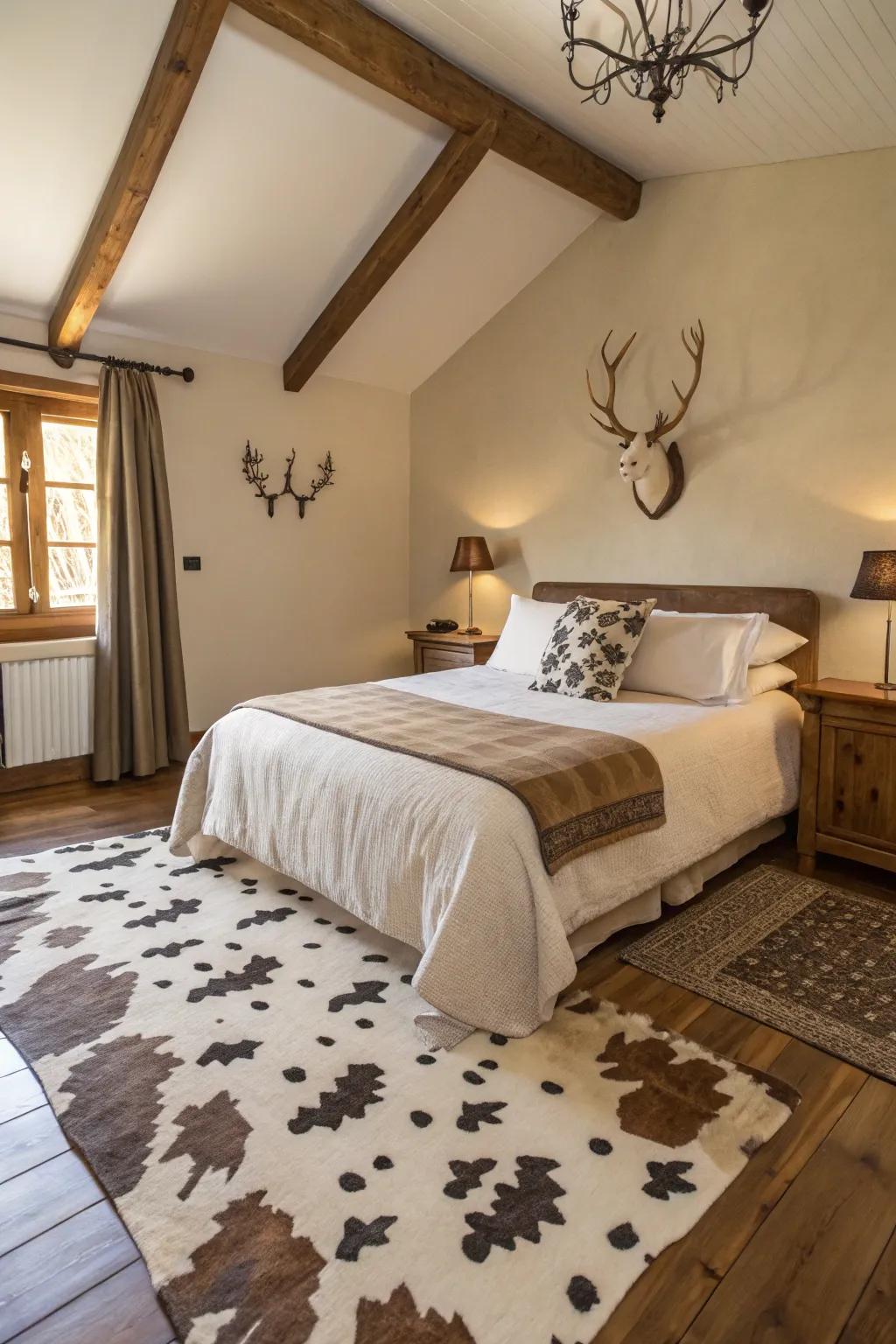Thematic touches define the western vibe.