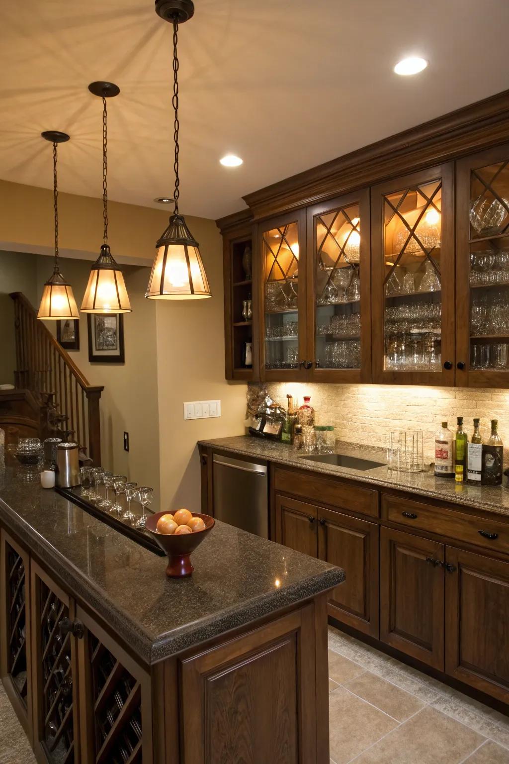 Set the tone with thoughtfully placed lighting.