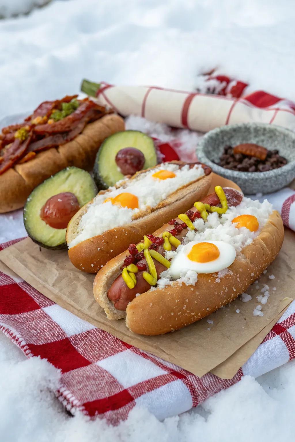Fancy hot dogs add a fun twist to any picnic.