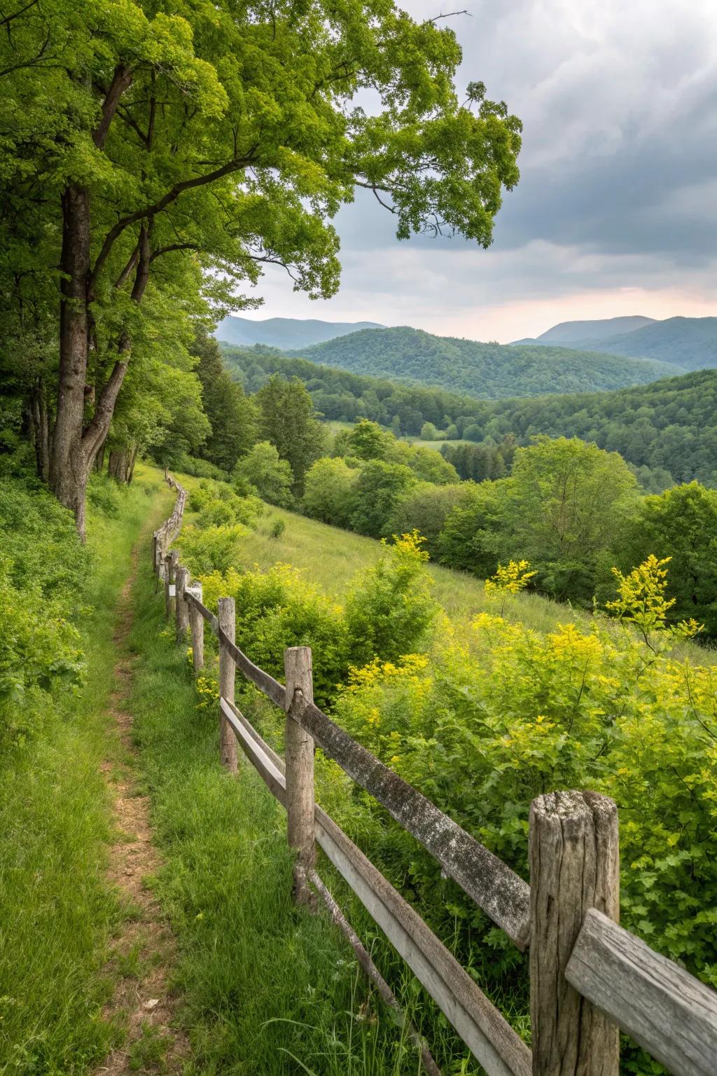 Fences that seamlessly integrate with nature create harmonious outdoor spaces.