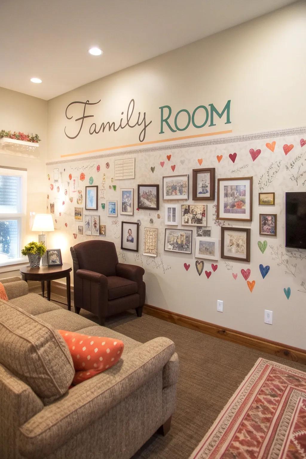 Personalize your word wall by including others in its design.