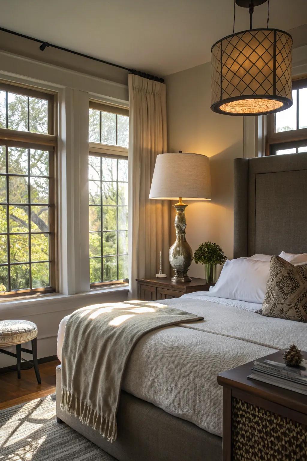 Strategic illumination creates a welcoming and inviting atmosphere.