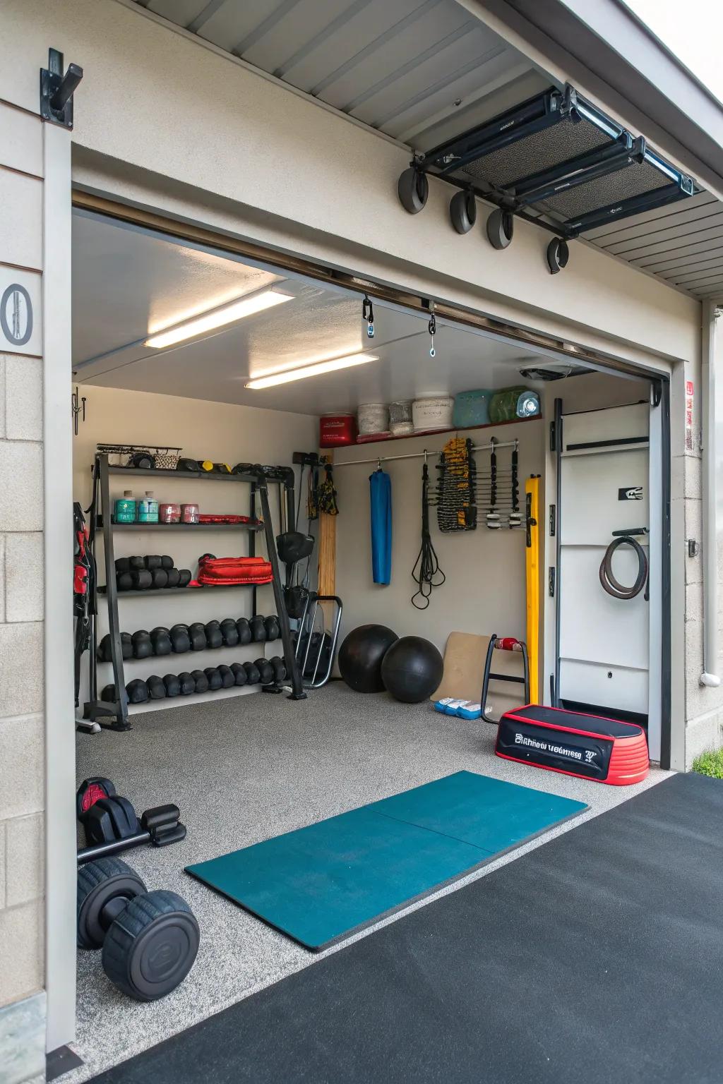 A multipurpose area can make your garage more useful.