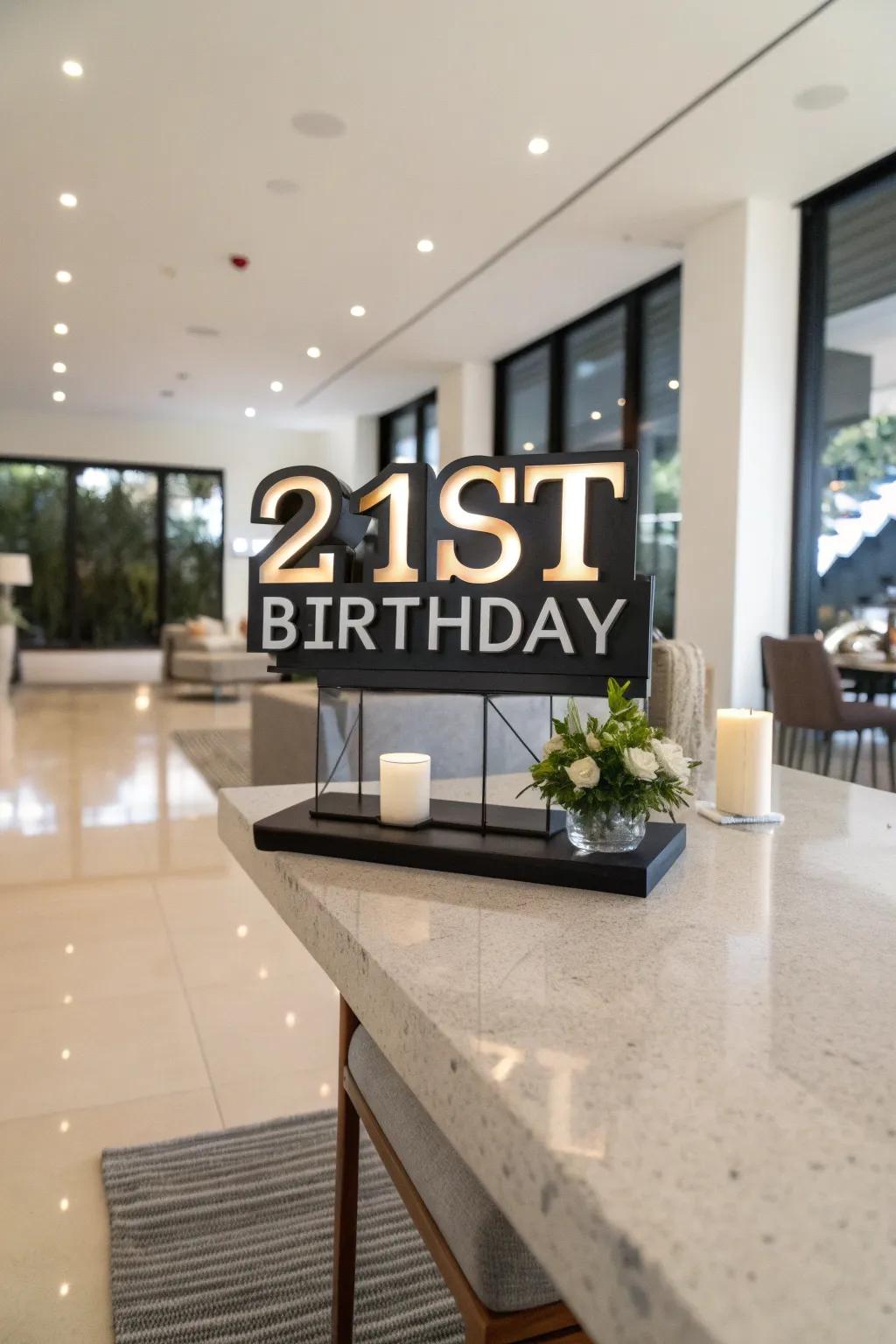 Eye-catching typography ensures your message is seen.