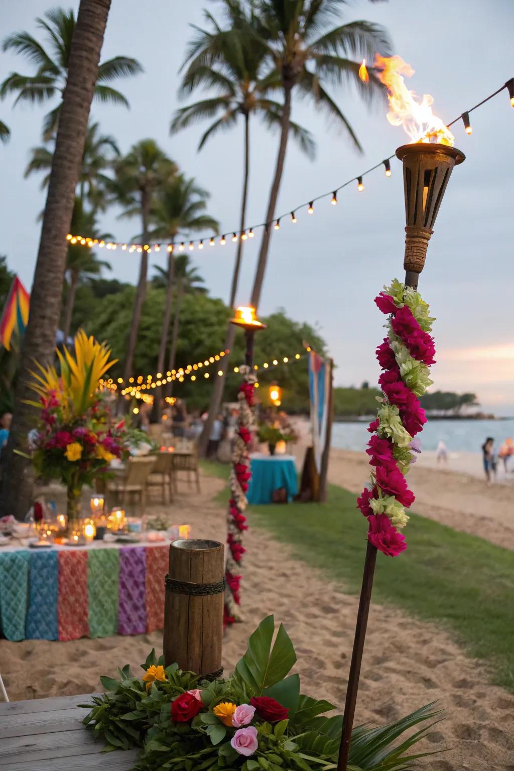 Feel the island vibes with a tropical luau birthday party.