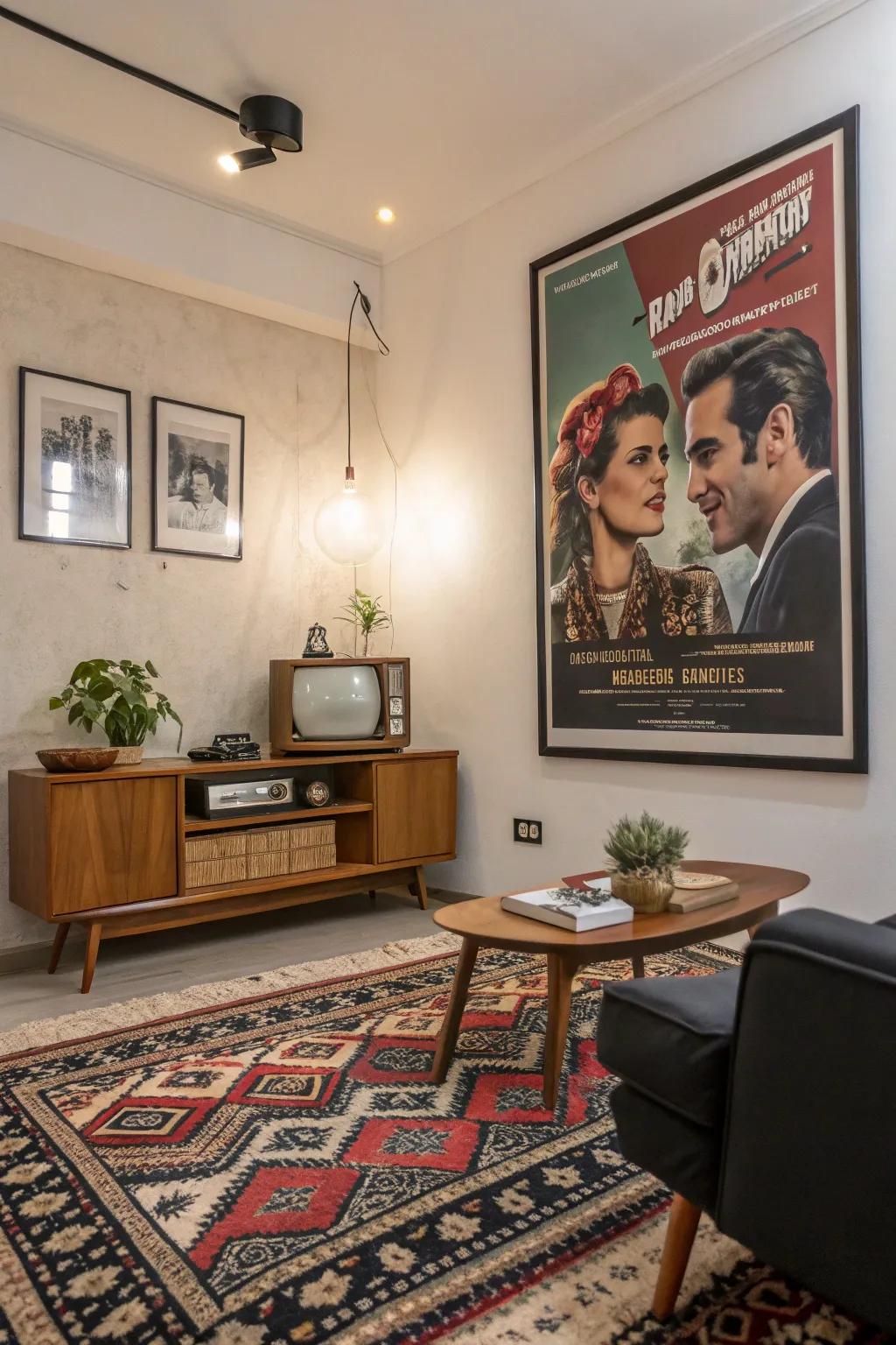 Pop culture prints add a nostalgic touch to your design.