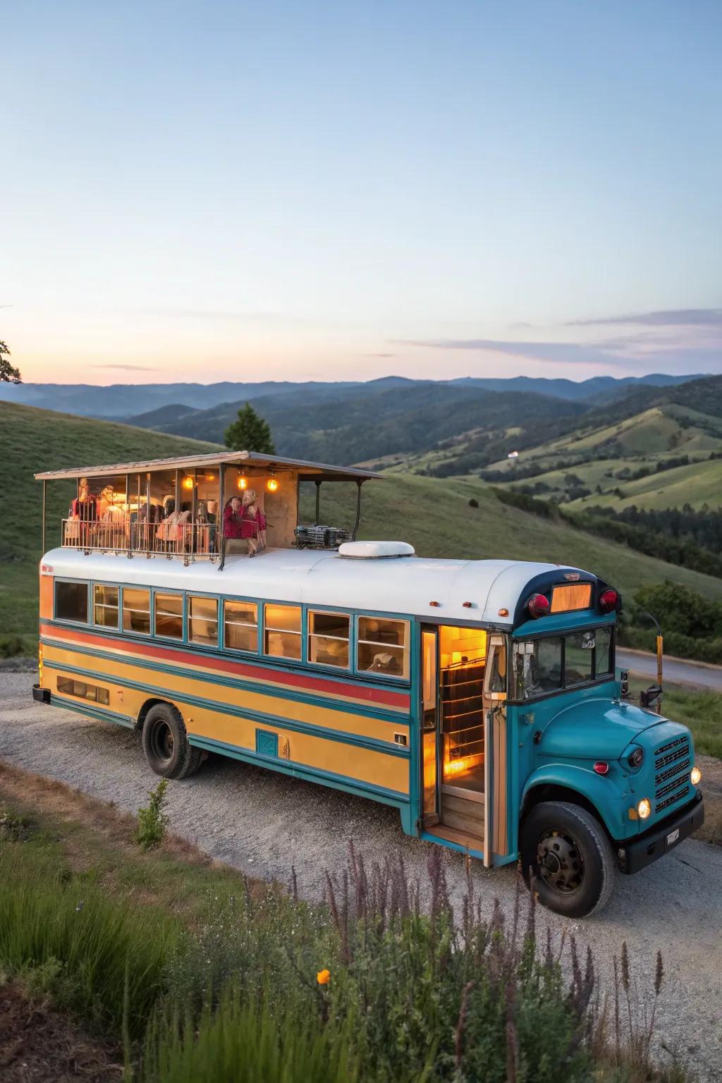 Experience life in motion with an inventive skoolie conversion.