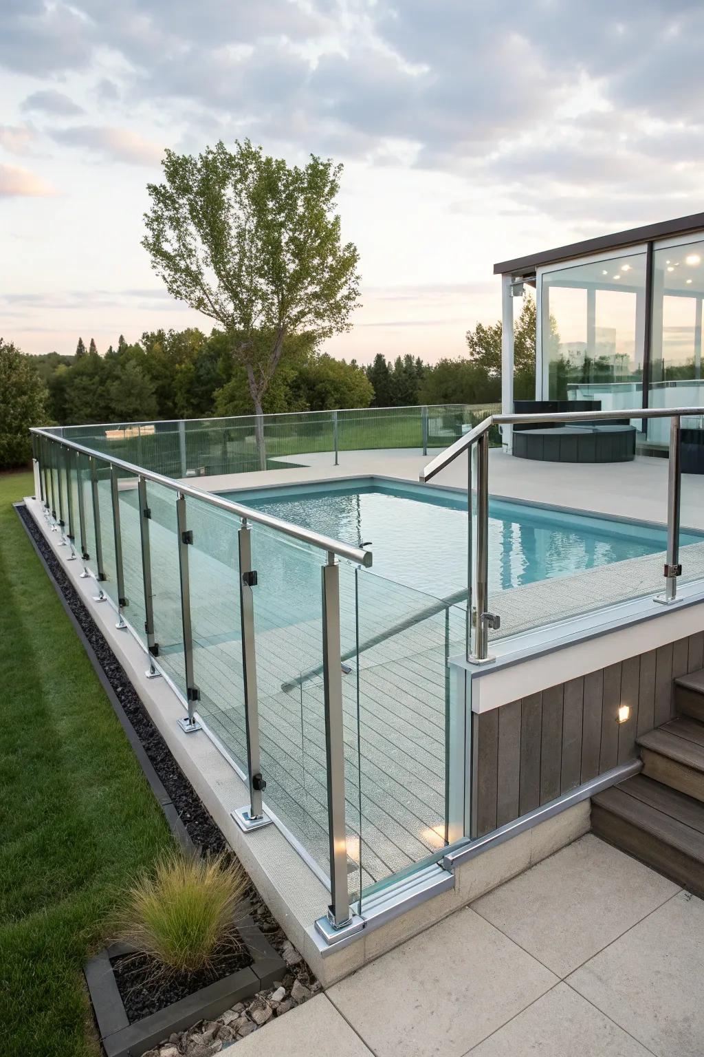 Modern balustrades assure safety while upholding style.