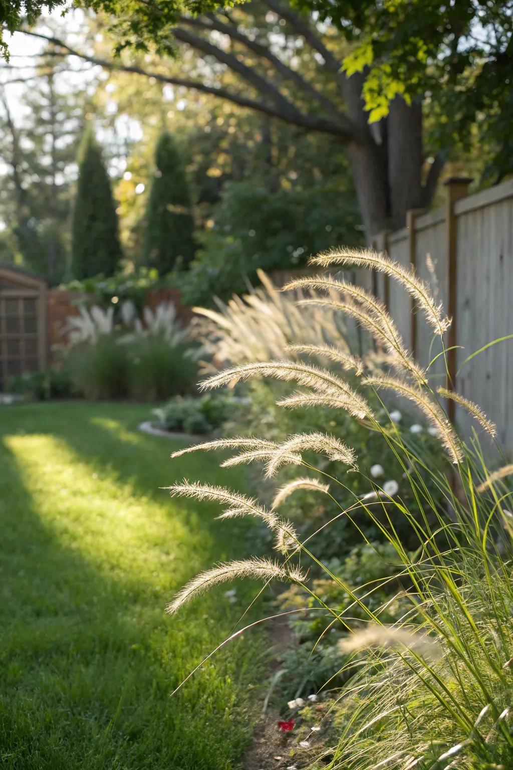 Decorative grasses present feel and movement to your garden.
