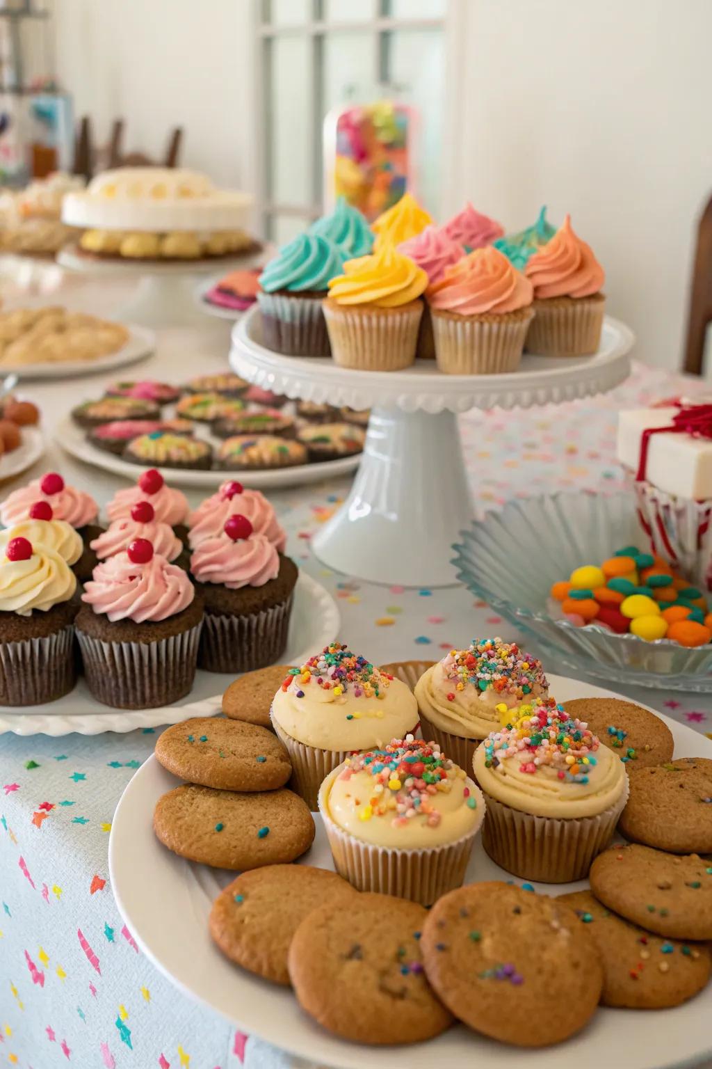 A delightful hands-on dessert station ready for guests.