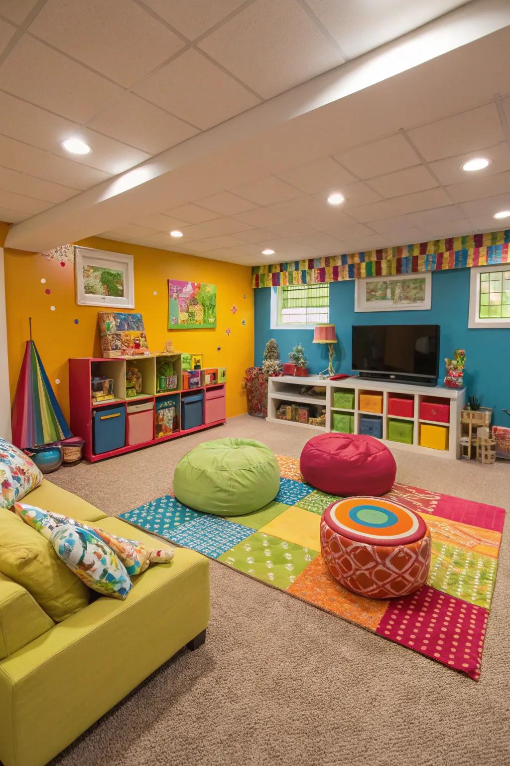 A lively and secure haven for children to play.