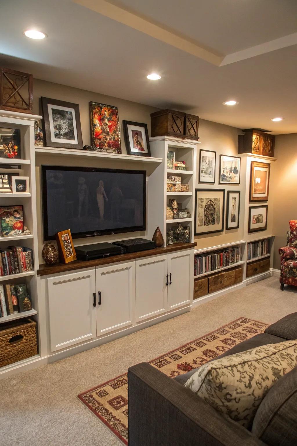 Personal touches make the space truly yours.