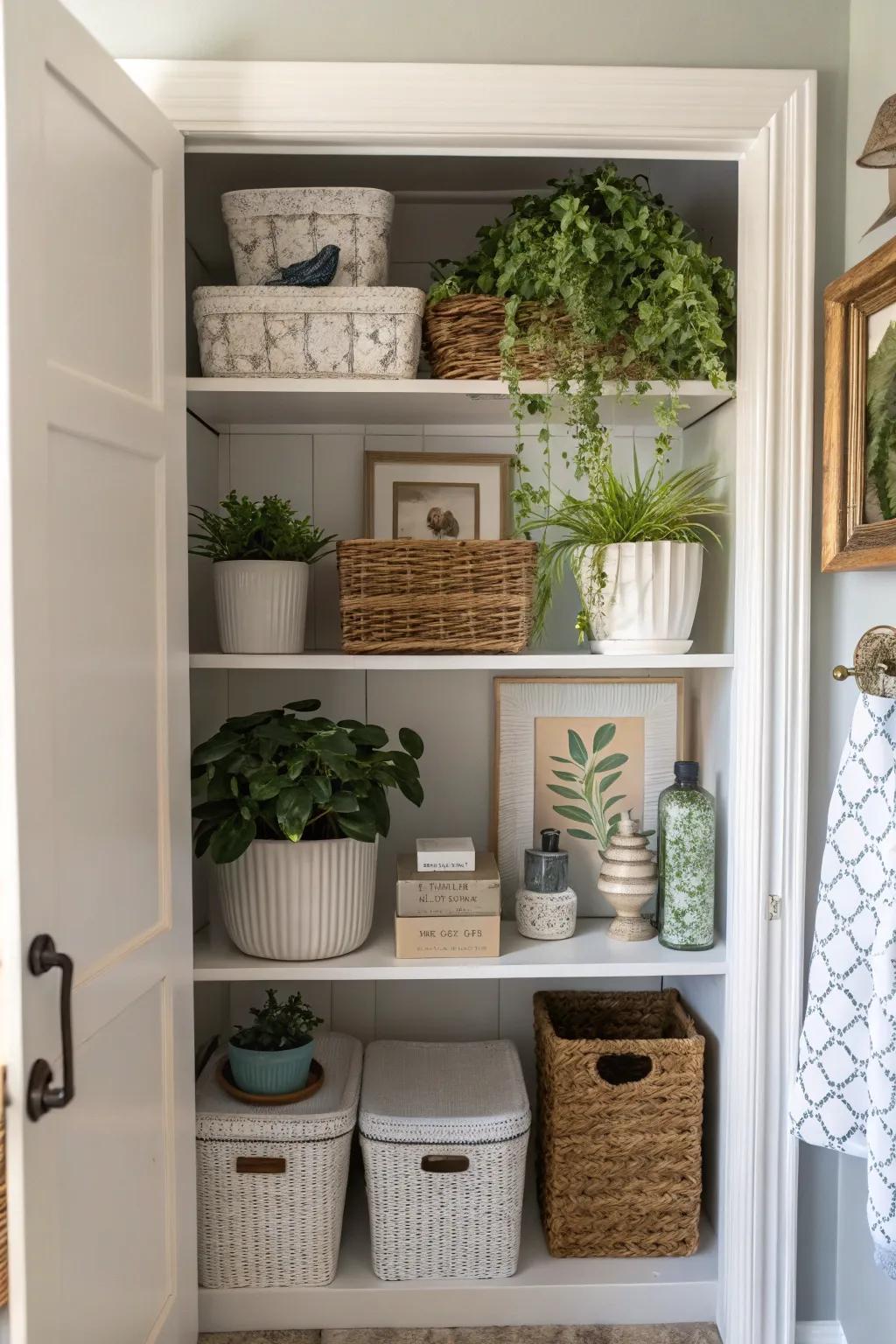 Decorative accents add charm and individuality.