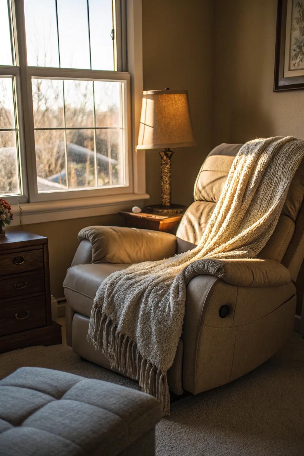 Recliners provide customizable comfort for maximum relaxation.