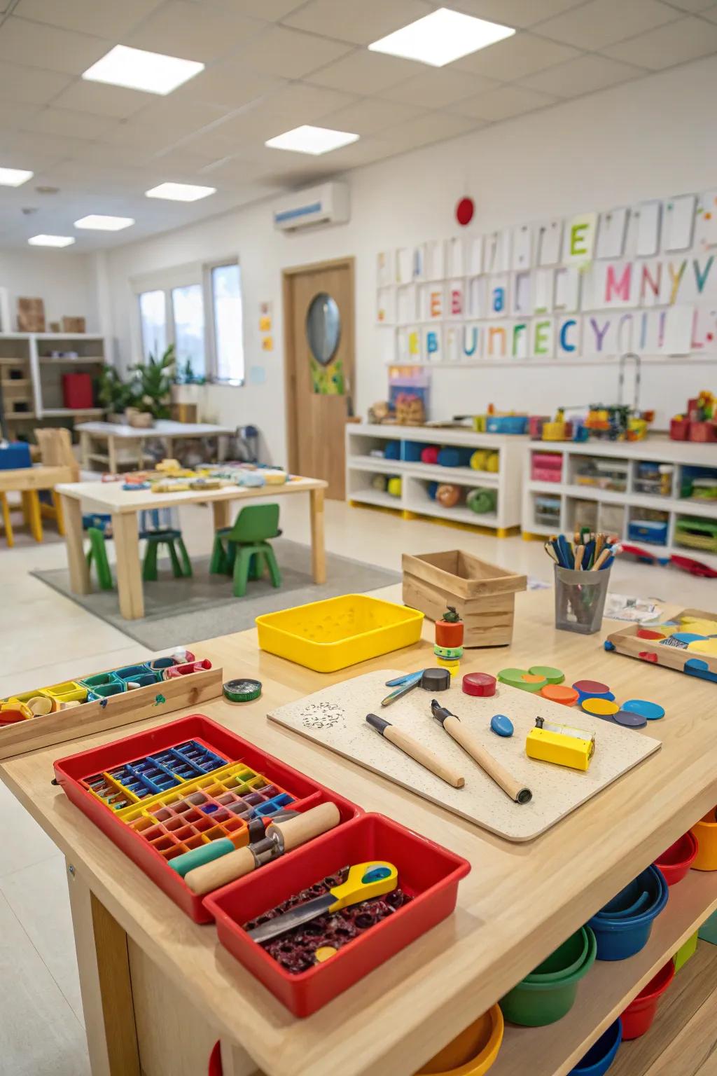 Inspire innovation and creativity using a well-equipped maker space.