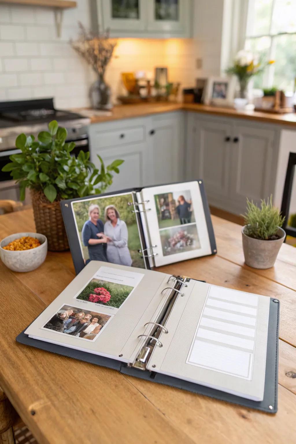 A family payment binder that maintains order.