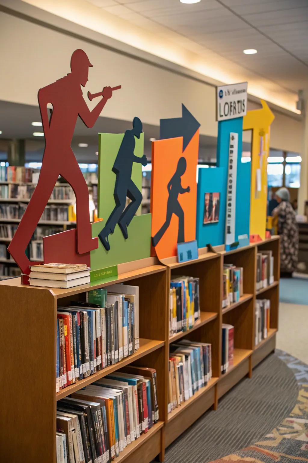 Graphic elements enhancing the display's liveliness.