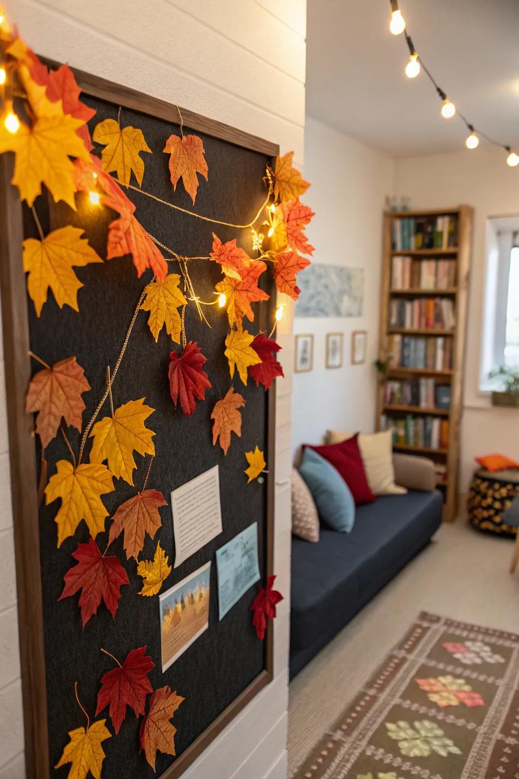 Stay in sync with the seasons by refreshing your board with seasonal motifs.