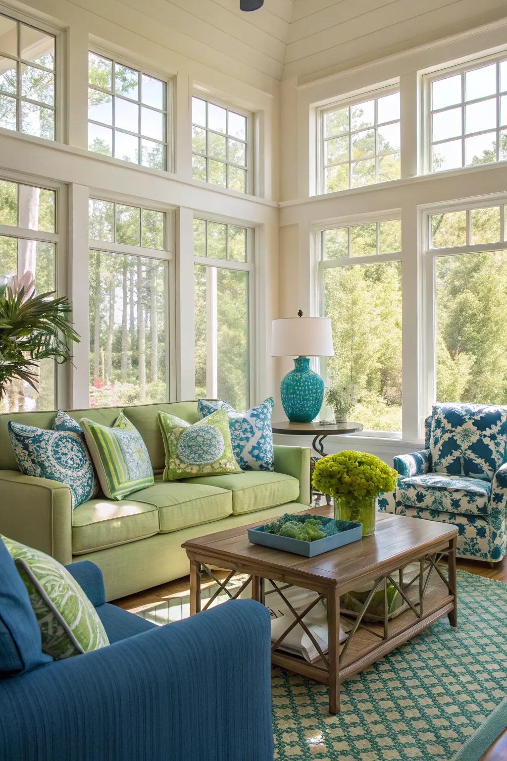 Pure illumination highlights the peaceful and inviting ambiance.