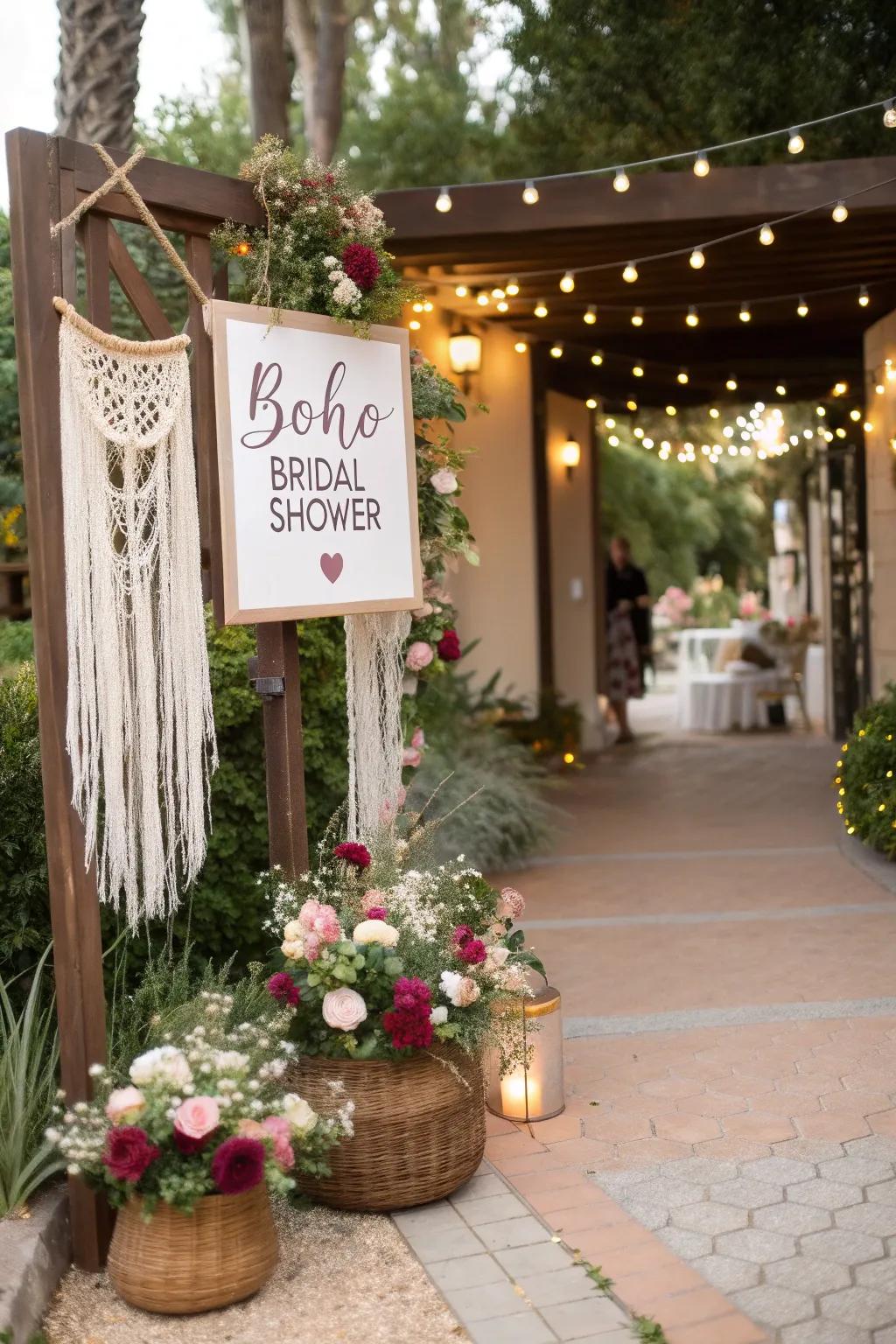 Bespoke signs add an unique touch.