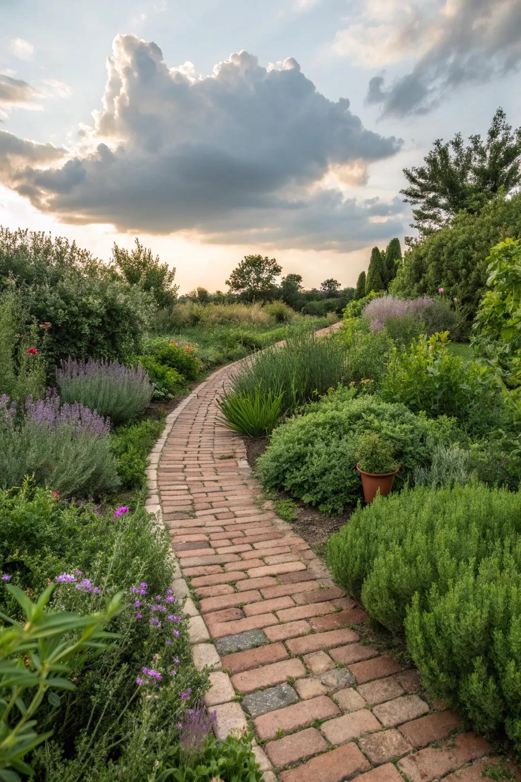 Stone block stepping stones fashion welcoming and playful garden trails.