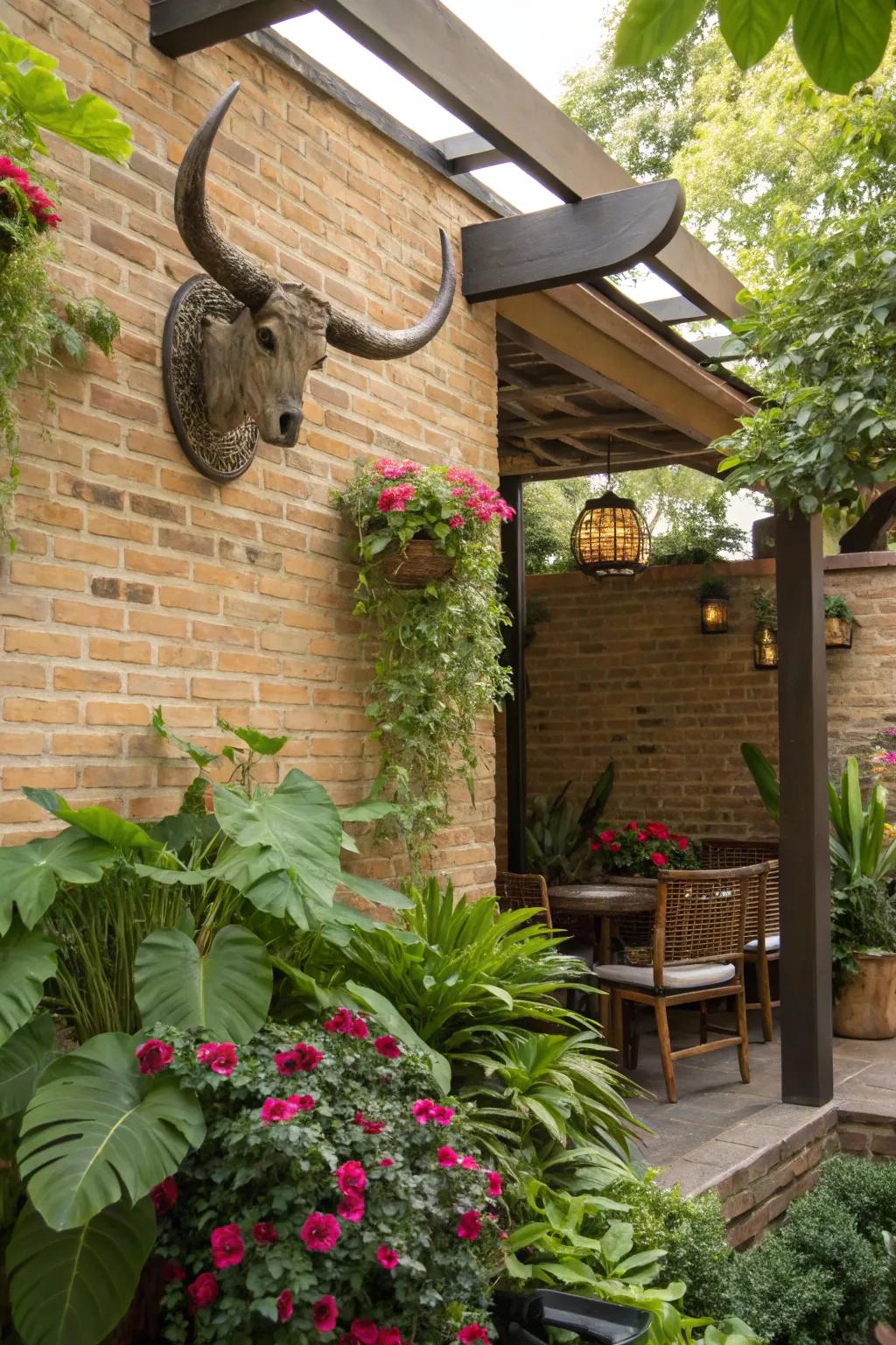 Enhance your outdoor areas with country-style design.