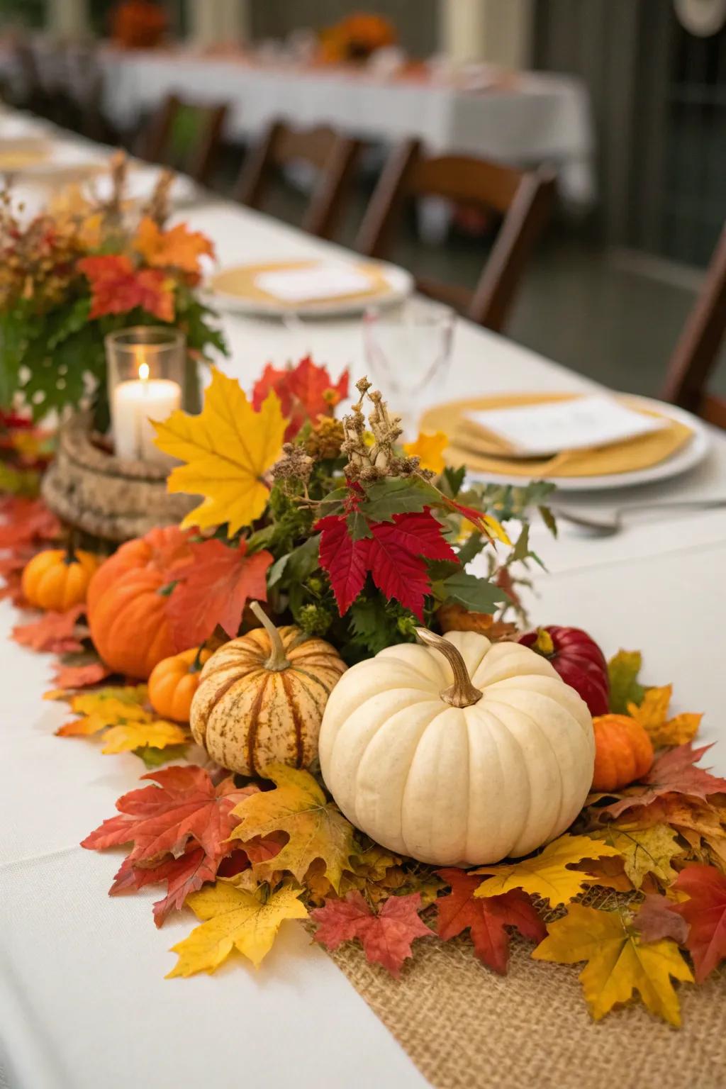 Rotation decoration maintains your table revitalized and lively.