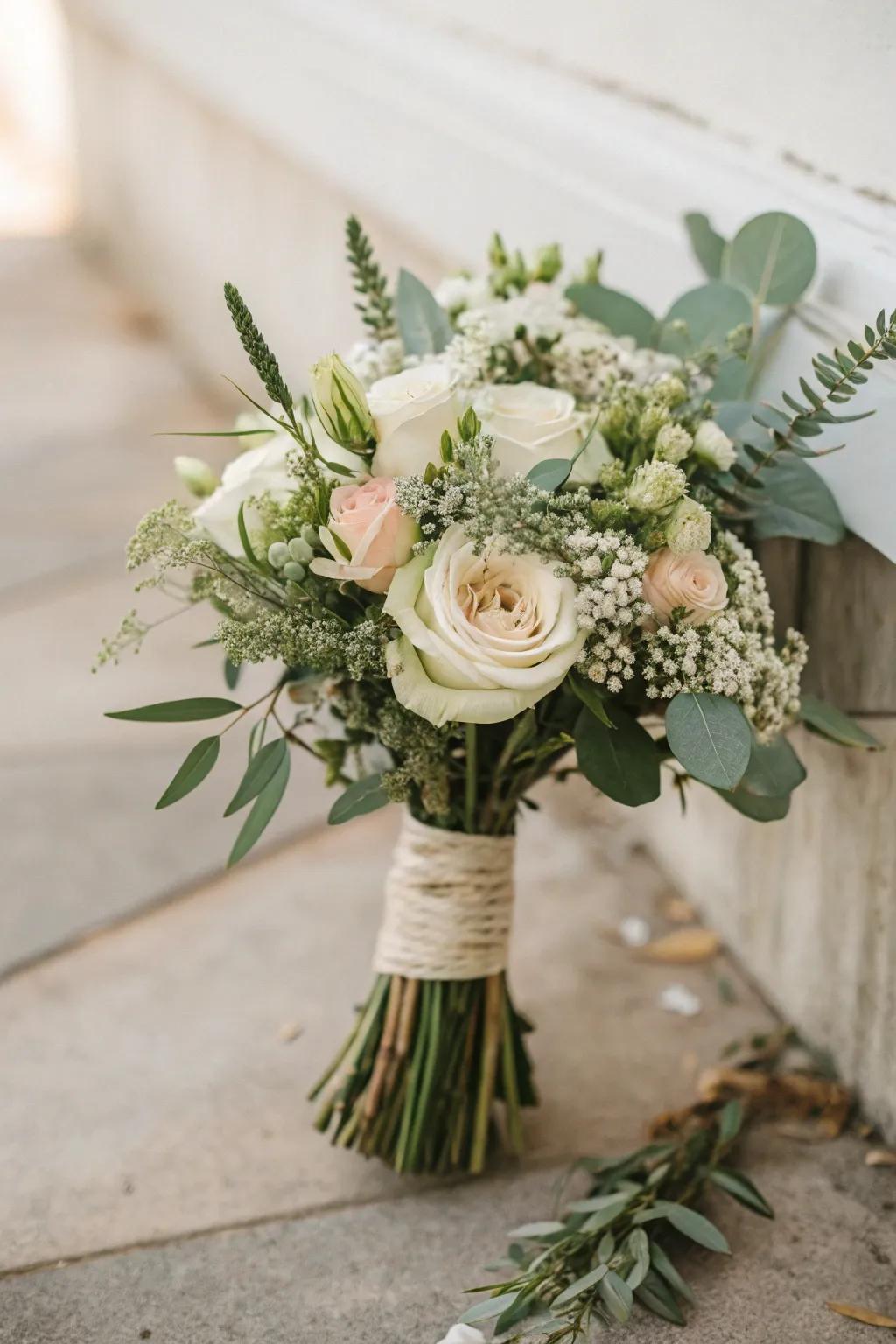 DIY wedding bouquets delivering elegance while respecting the budget.