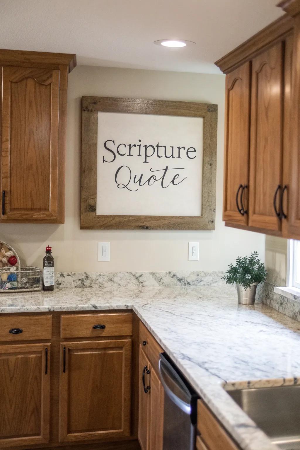 Scripture quote art provides daily inspiration in your home.