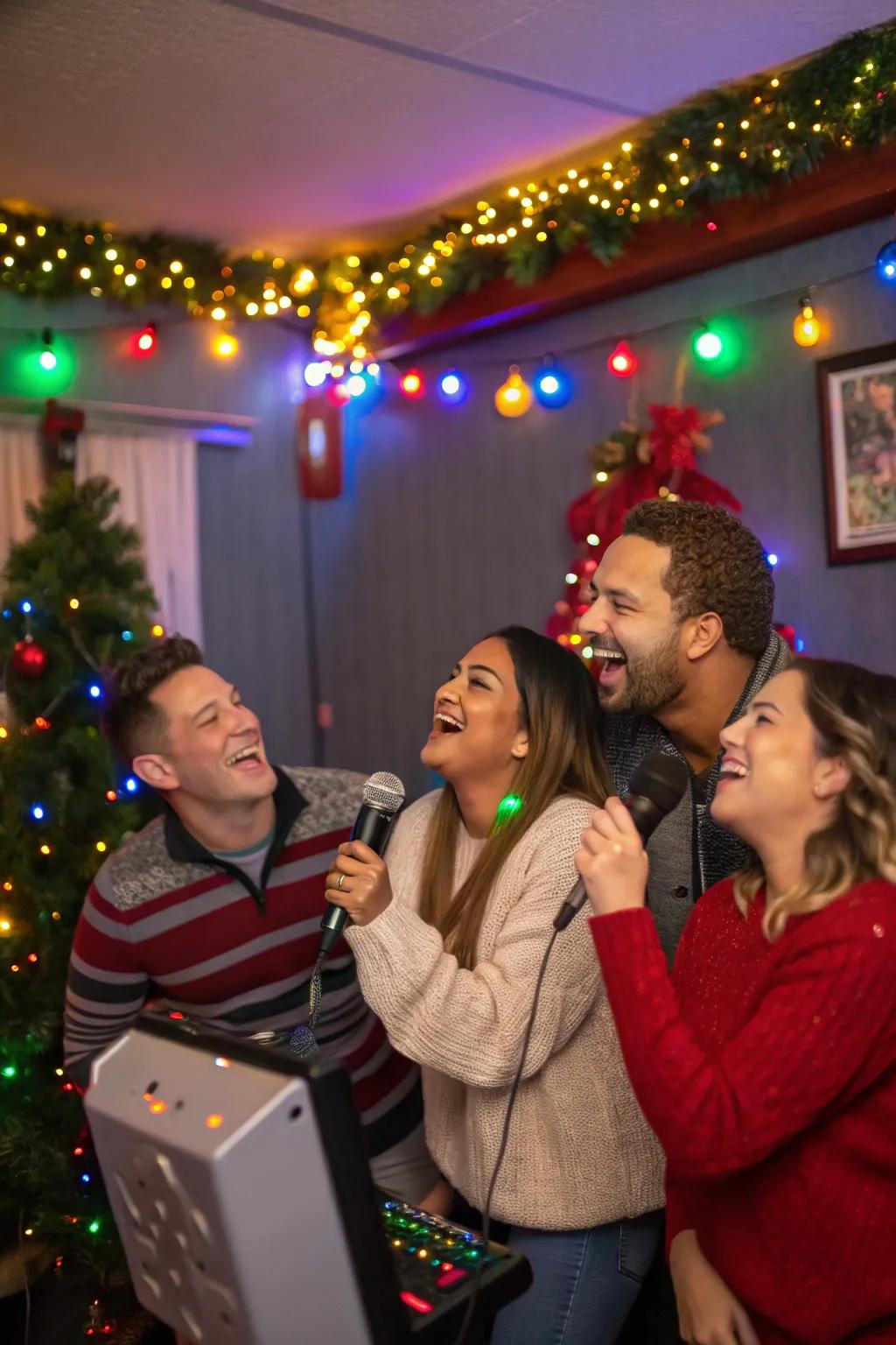 Inspire everyone to sing with a cheerful sing-along session.