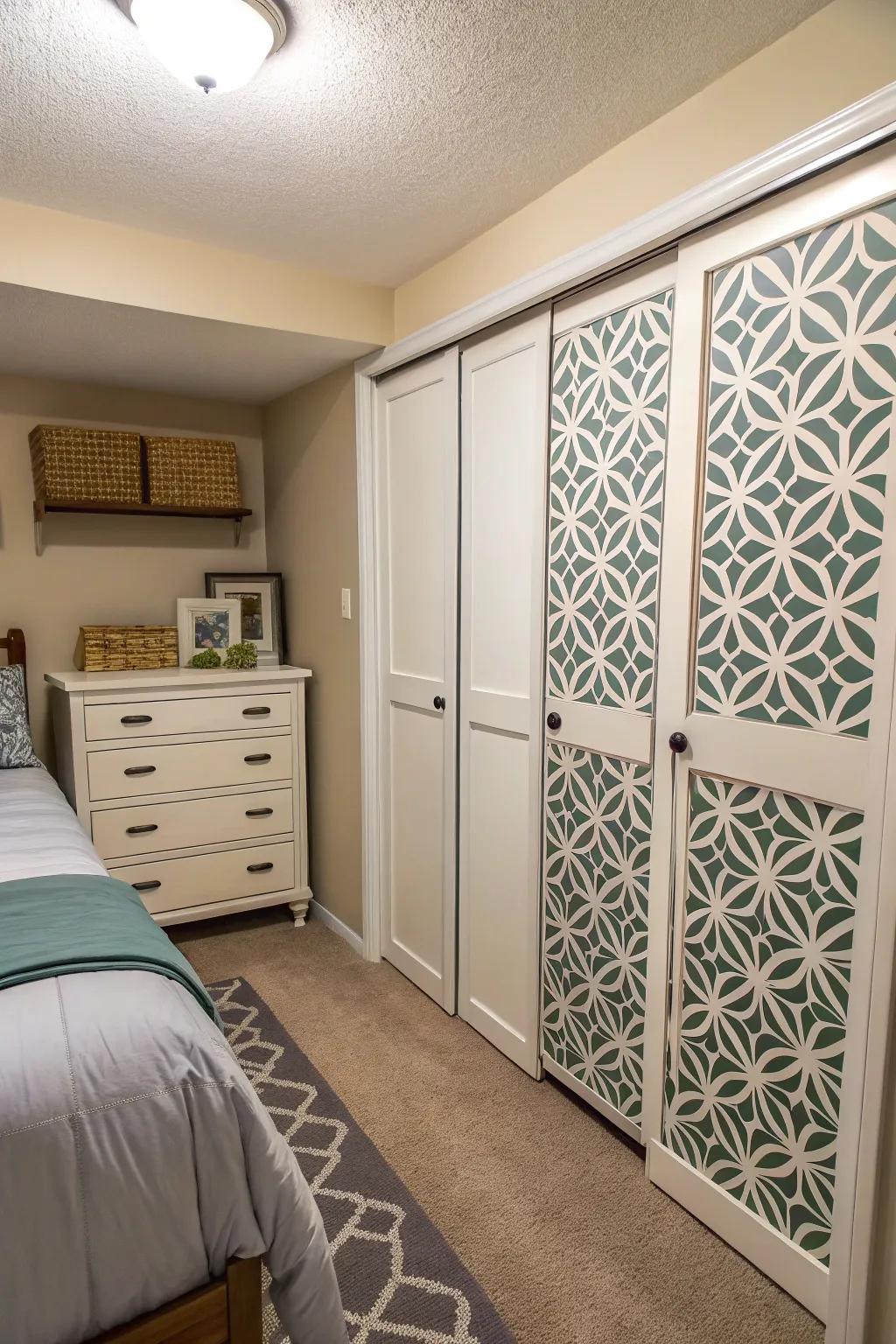 Bi-fold layouts conserve space while introducing style.