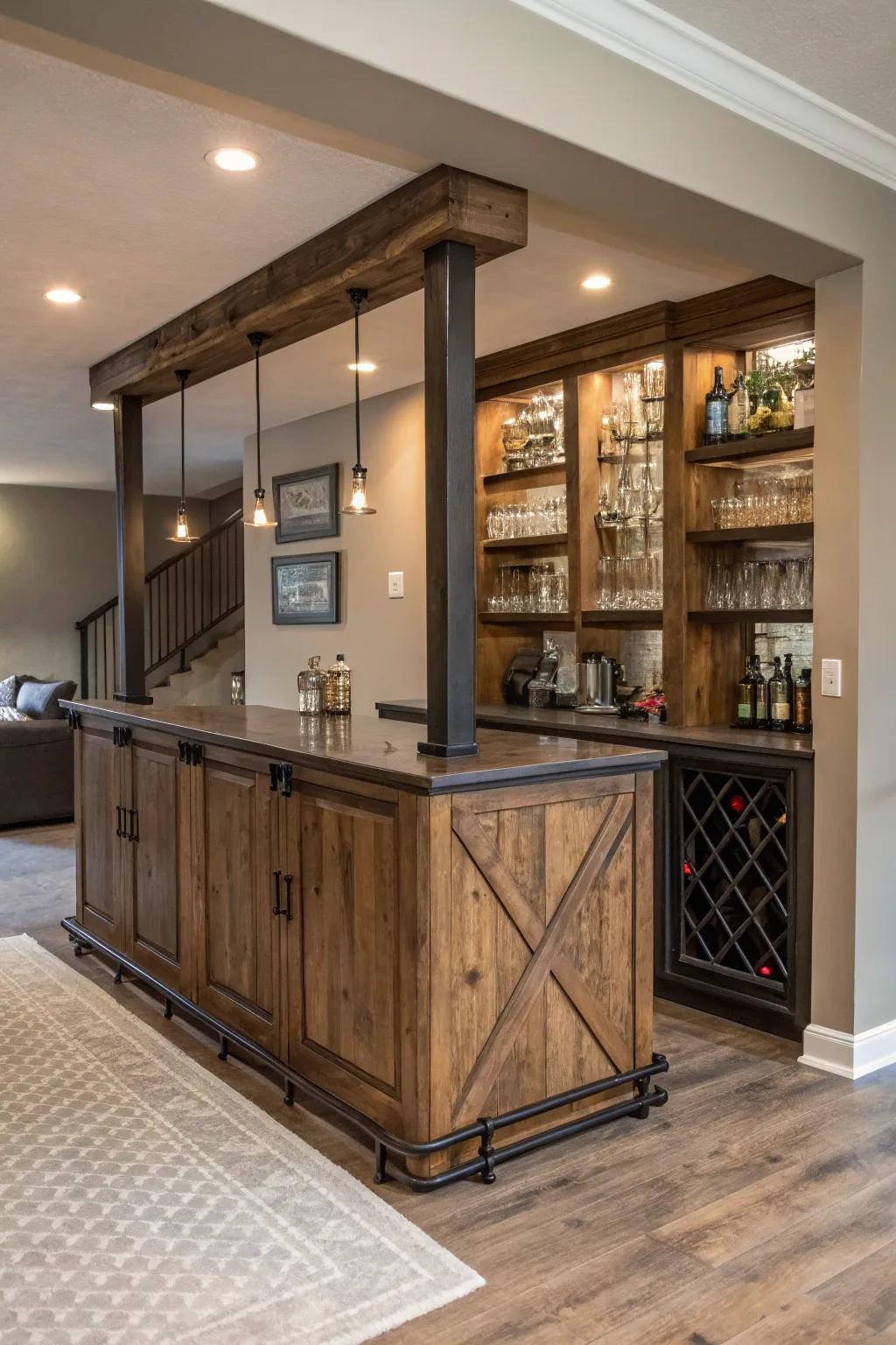 A flawless combination of country charm and modern elegance.